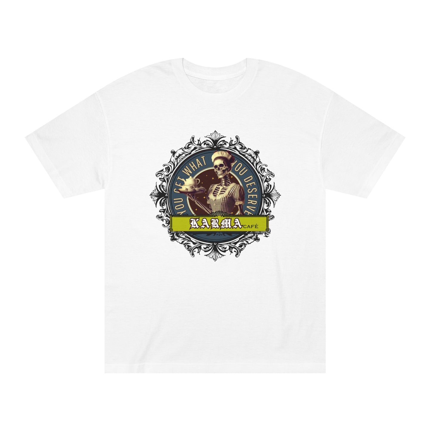 Karma Café – Skeleton Waitress Revenge Tee