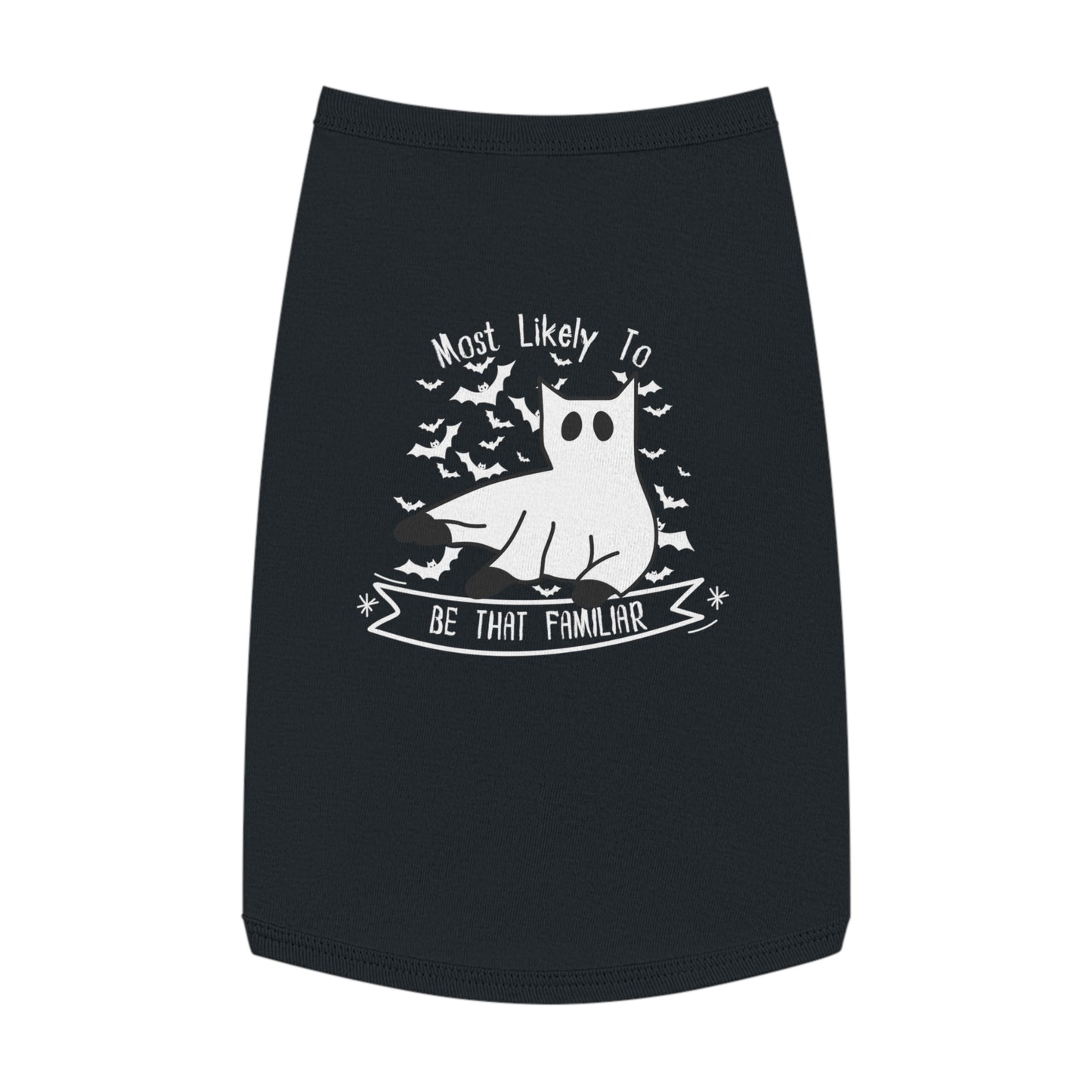 That Familiar – Tee for the Cat Behind the Magic (in Black)