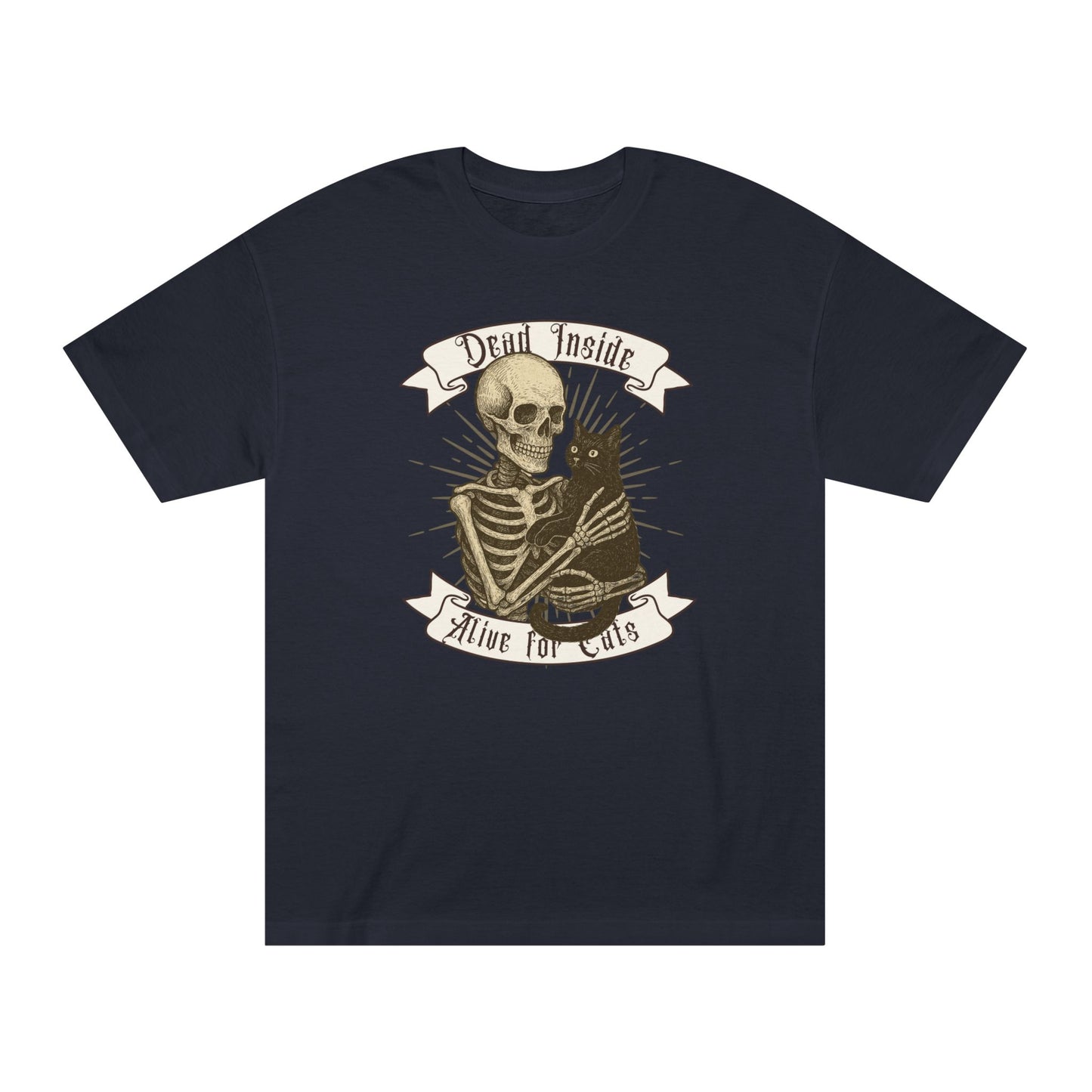 Dead Inside – Tee for the Cat-Obsessed and Unapologetic