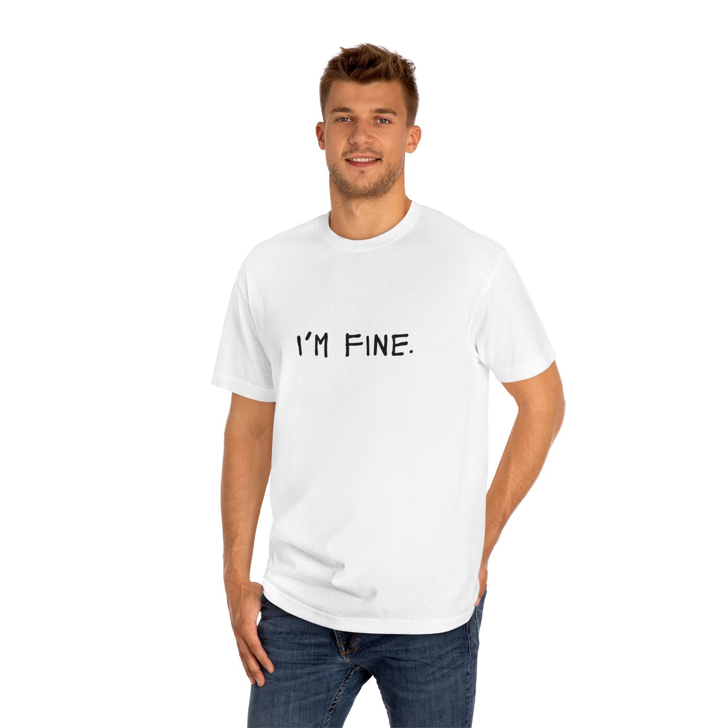 I’m Fine – Matching Tee for the Emotionally Suspicious