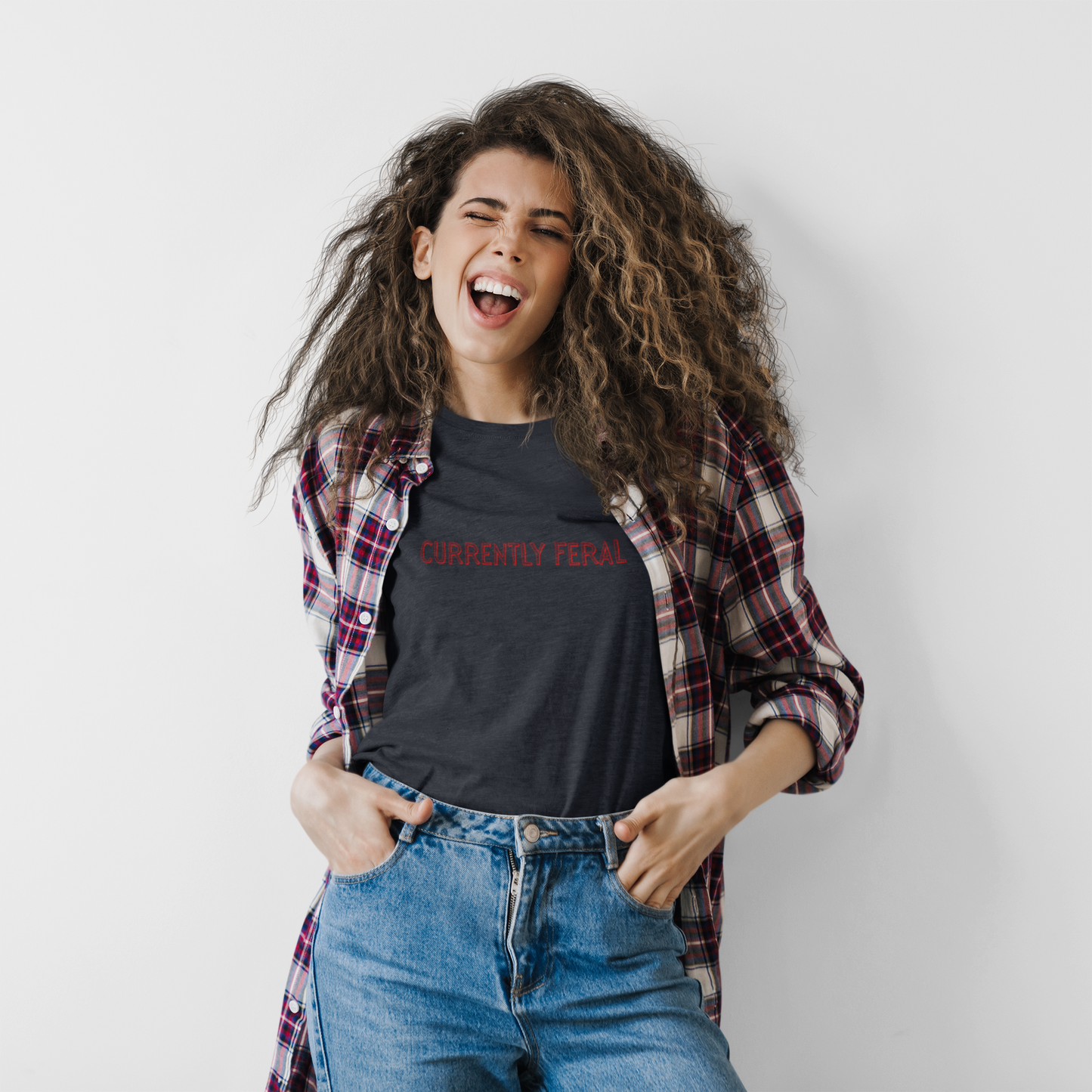 Currently Feral – Tee for the Socially Unstable & Thriving