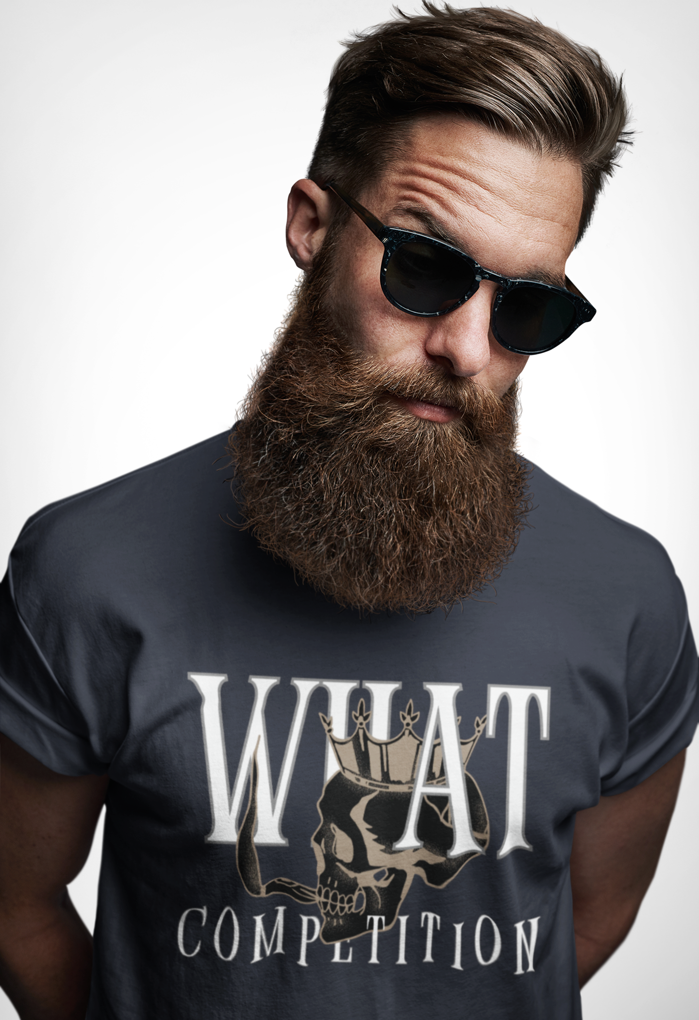 What Competition – Skull & Smoke Statement Tee