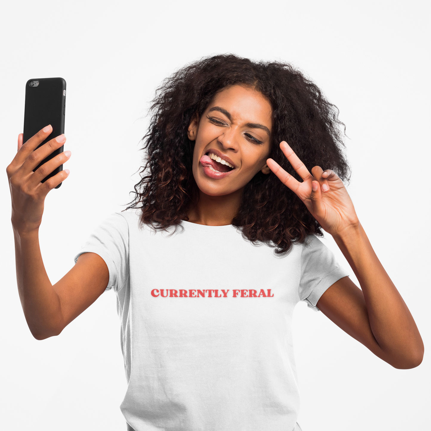 Currently Feral – Tee for the Socially Unstable & Thriving