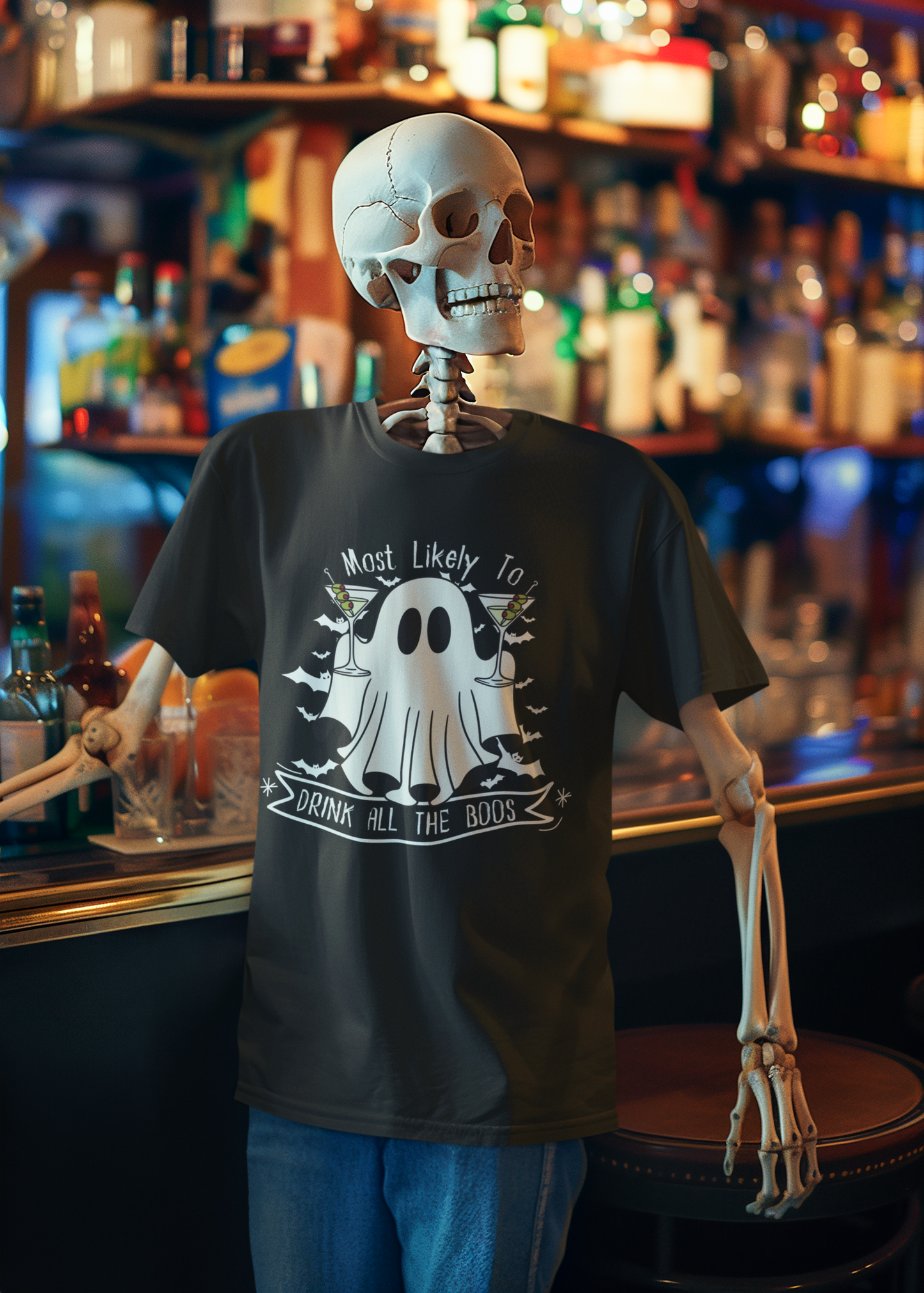 Drink All the Boos – Tee for the Party Ghoul