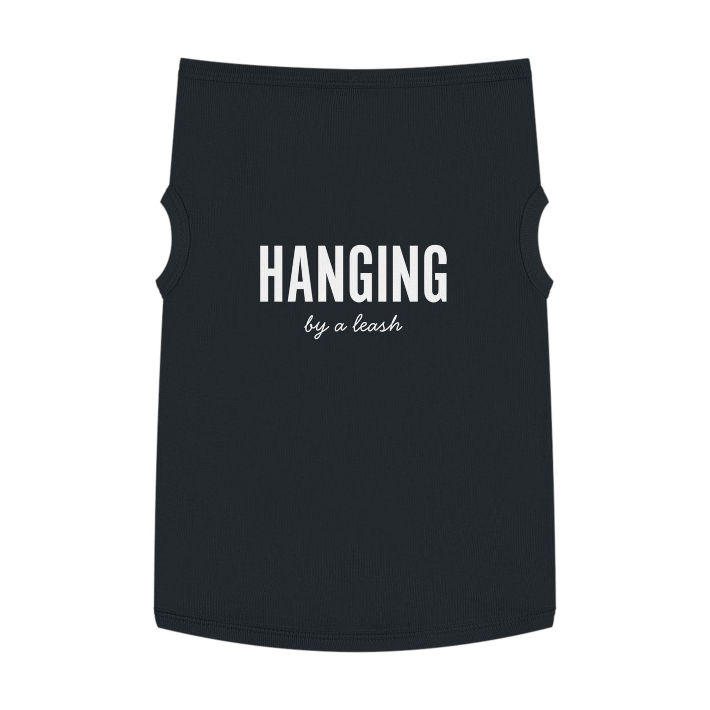 Hanging, By a Leash – Matching Pet Tank for the Slightly Unhinged Sidekick (in Black)