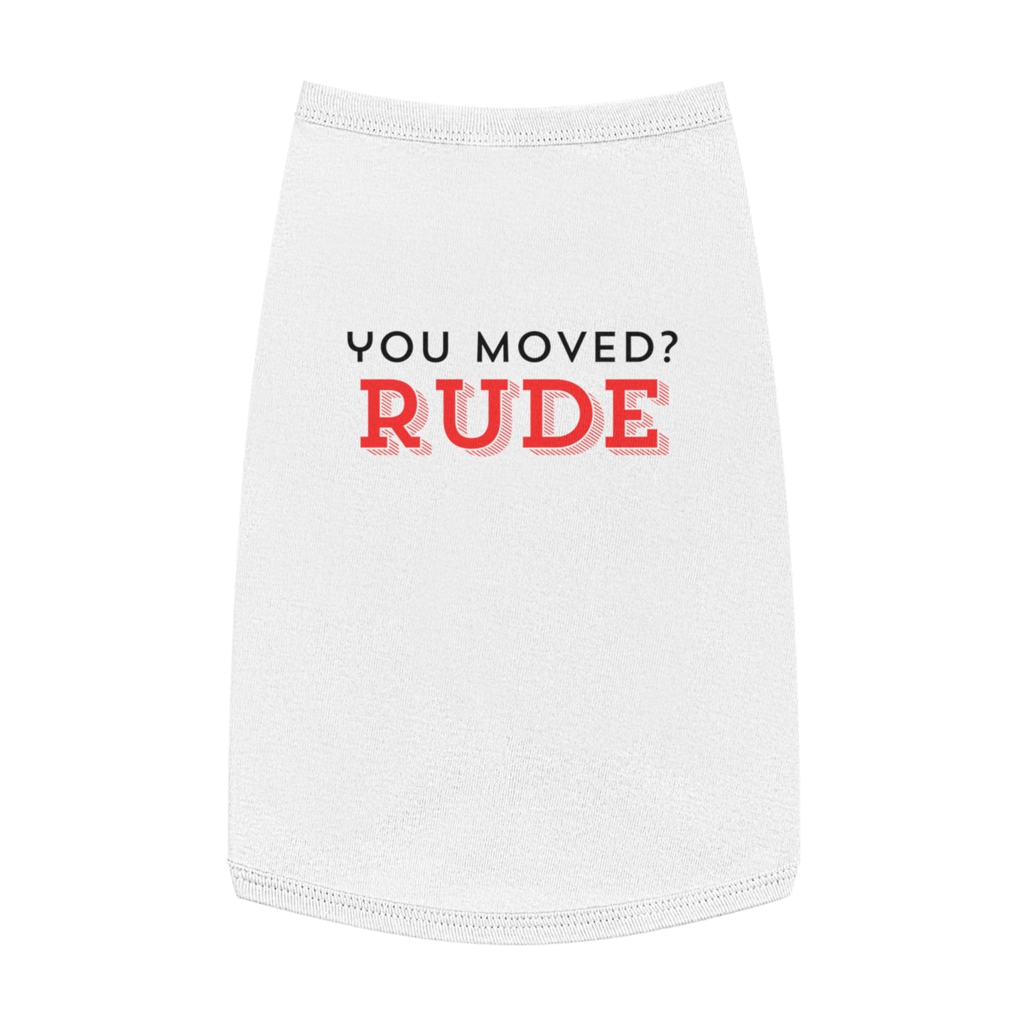 You Moved? Rude. – Matching Cat Tank for the Cozy Tyrant