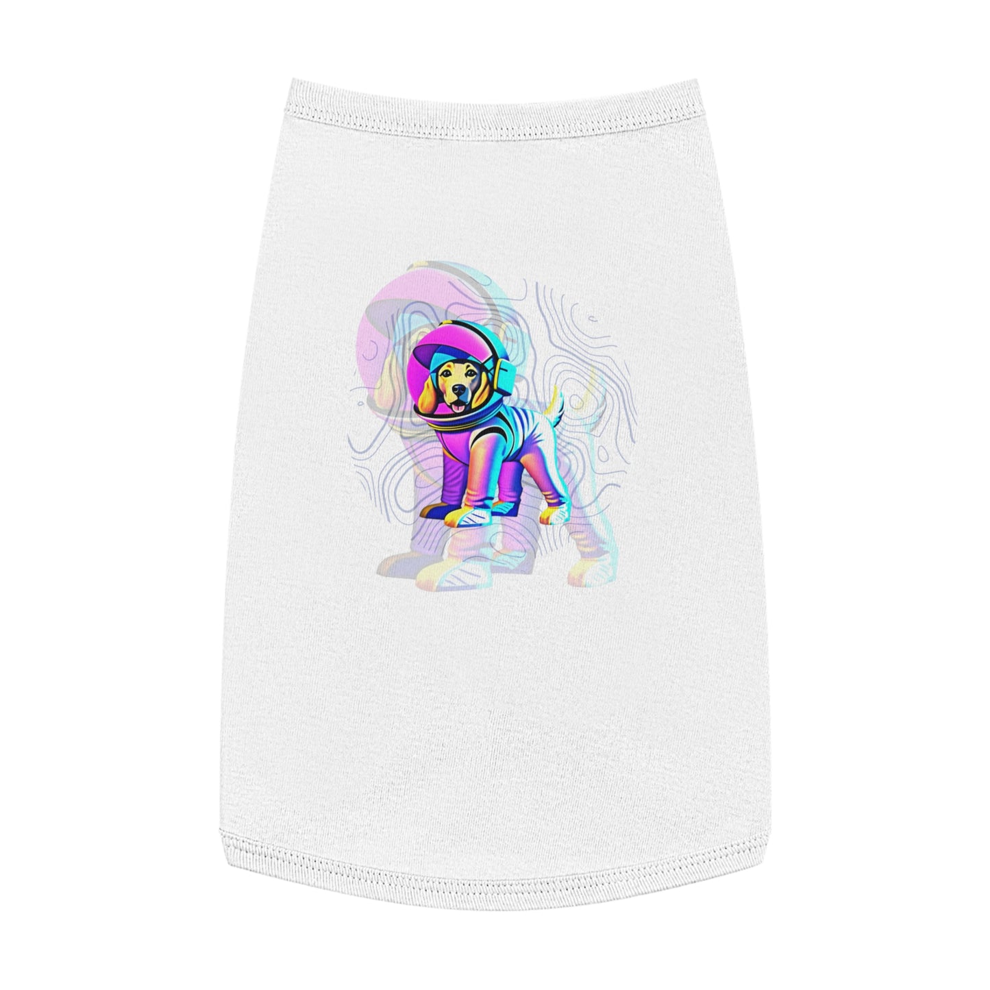 Space Paw-neer – Psychedelic Dogstronaut Tank