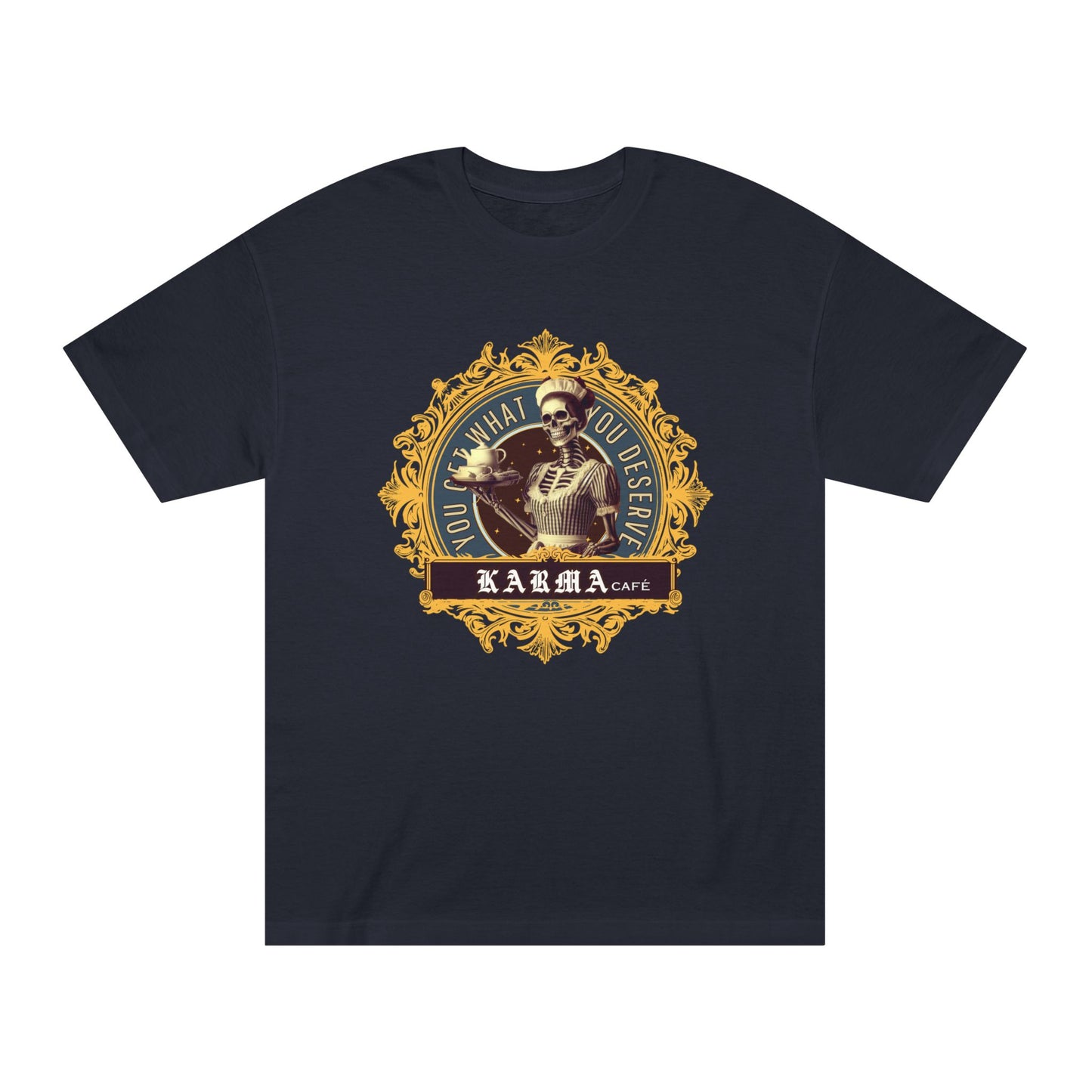 Karma Café – Skeleton Waitress Revenge Tee