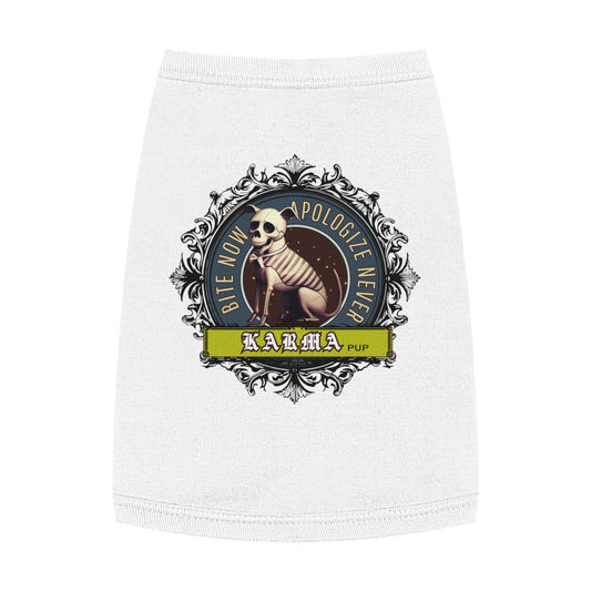 Karma Pup – Skeleton Dog Attitude Tank