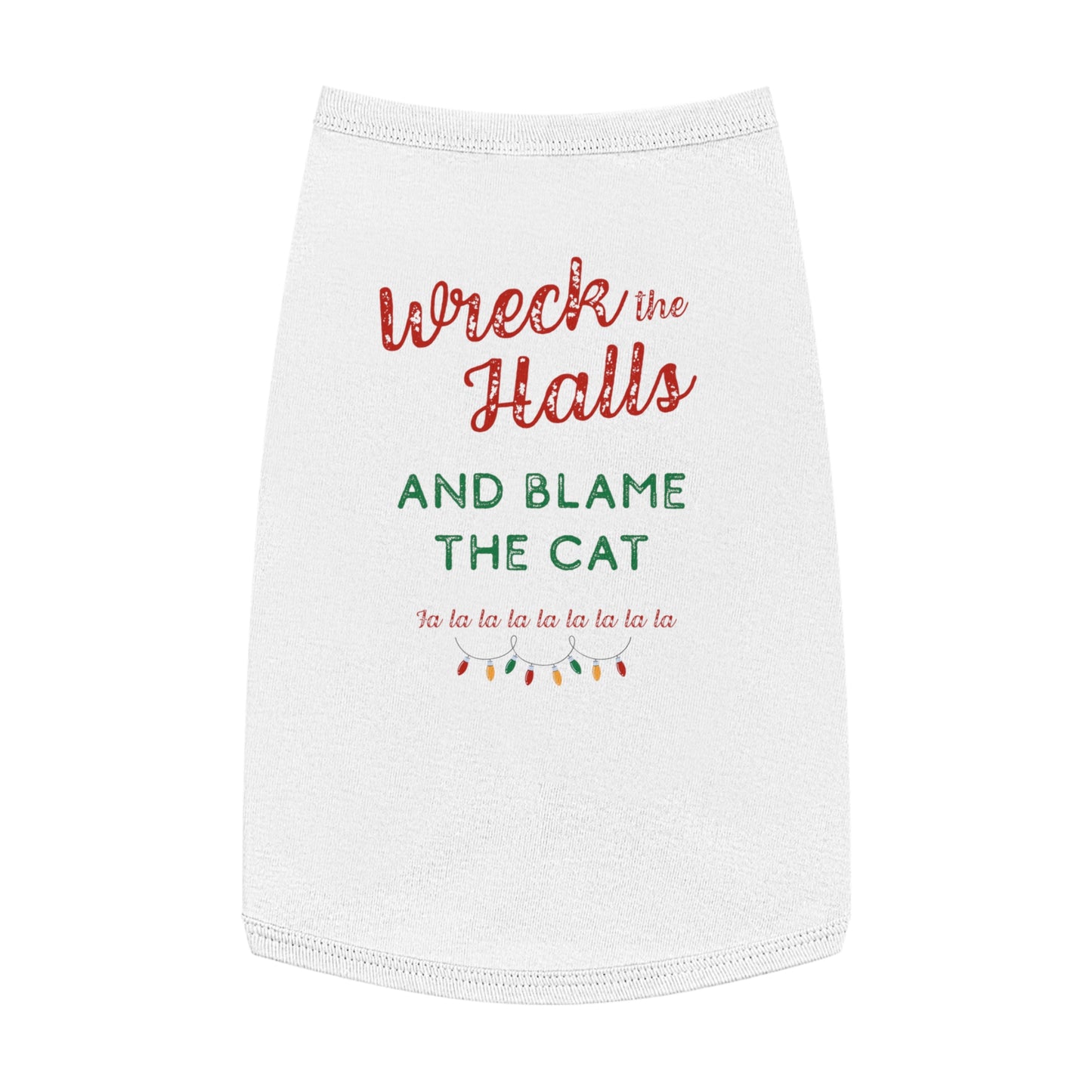 Wreck the Halls (and Blame the Cat) – Tee for the Guilty Pup