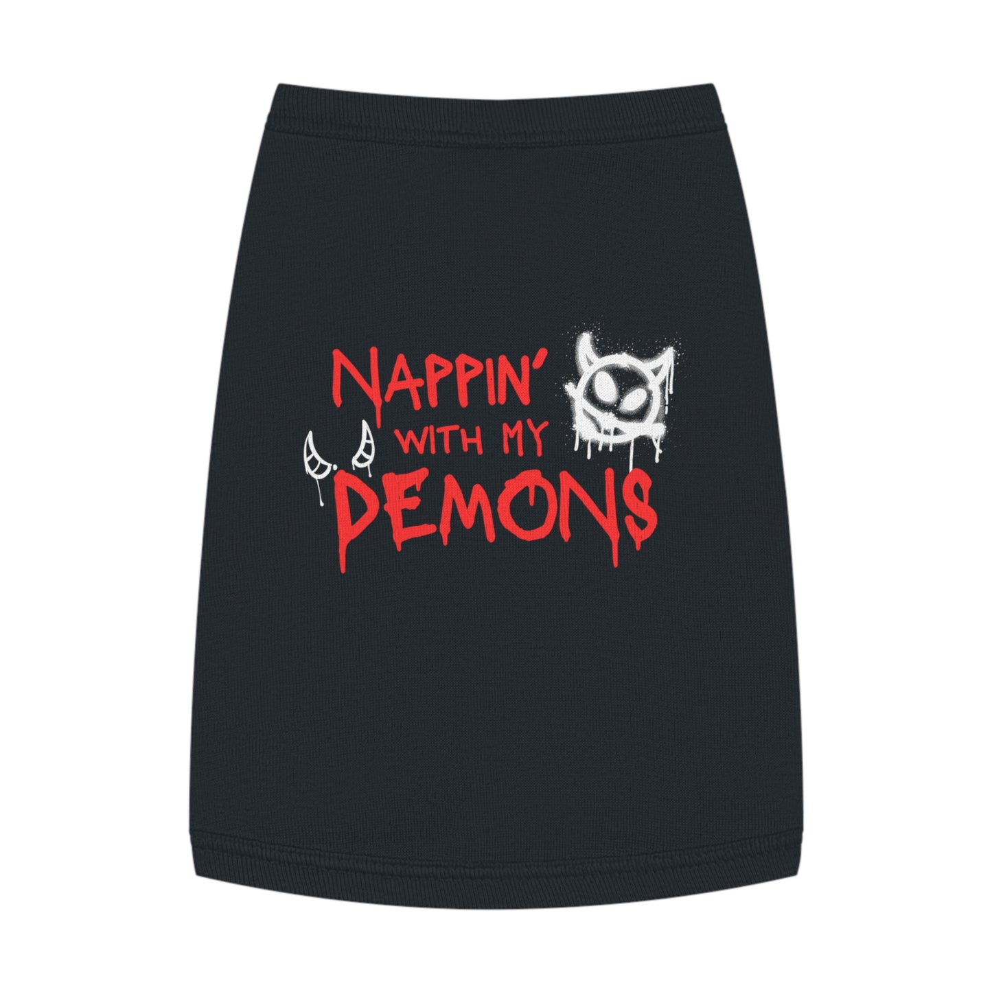 Nappin’ With My Demons – Graffiti Cat Tank