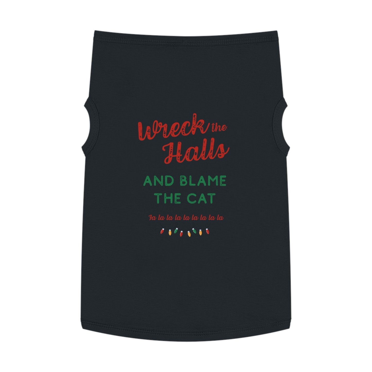 Wreck the Halls (and Blame the Cat) – Tee for the Guilty Pup