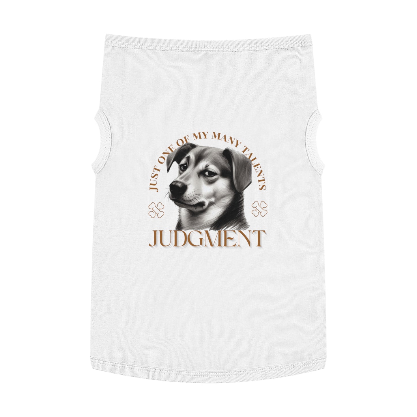 Judgment Talents – Matching Pet Tank for the Sassiest Pup