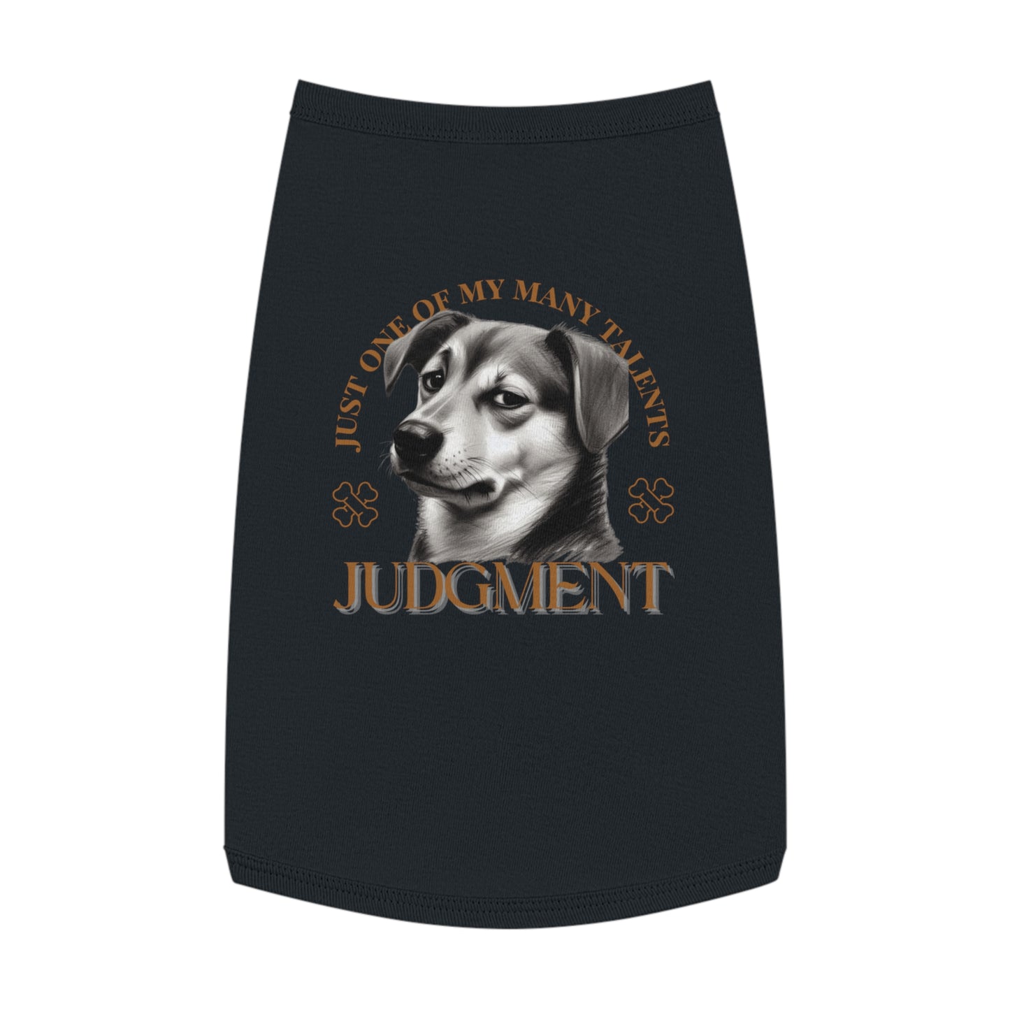 Judgment Talents – Matching Pet Tank for the Sassiest Pup