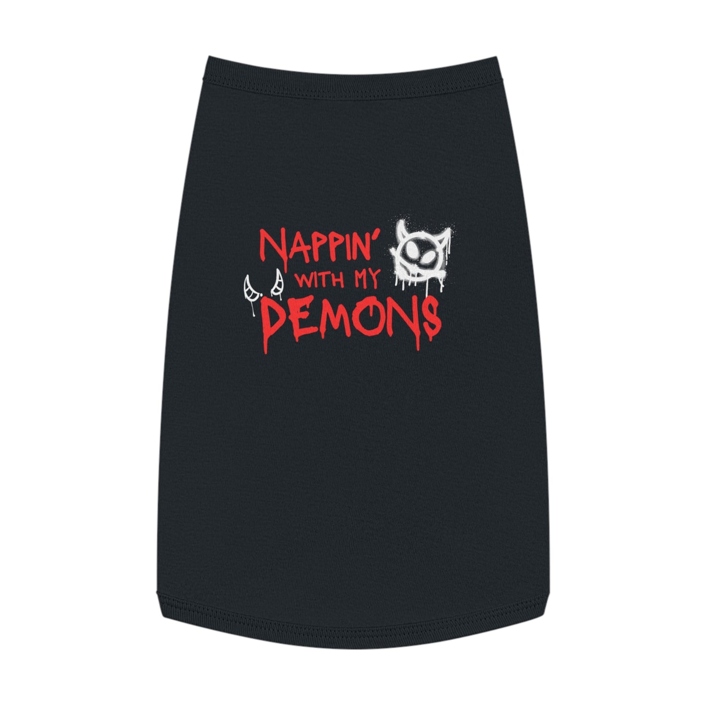 Nappin’ With My Demons – Graffiti Cat Tank