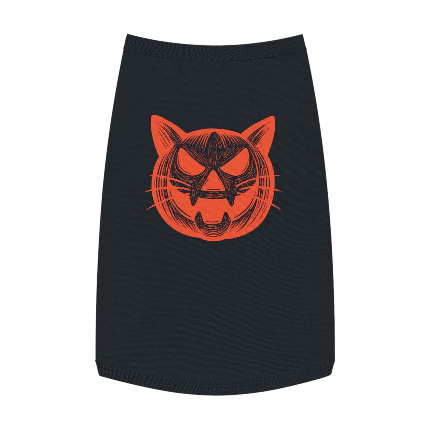 Pumpkin Purrs – Tee for the Feline Jack-o’-Lantern