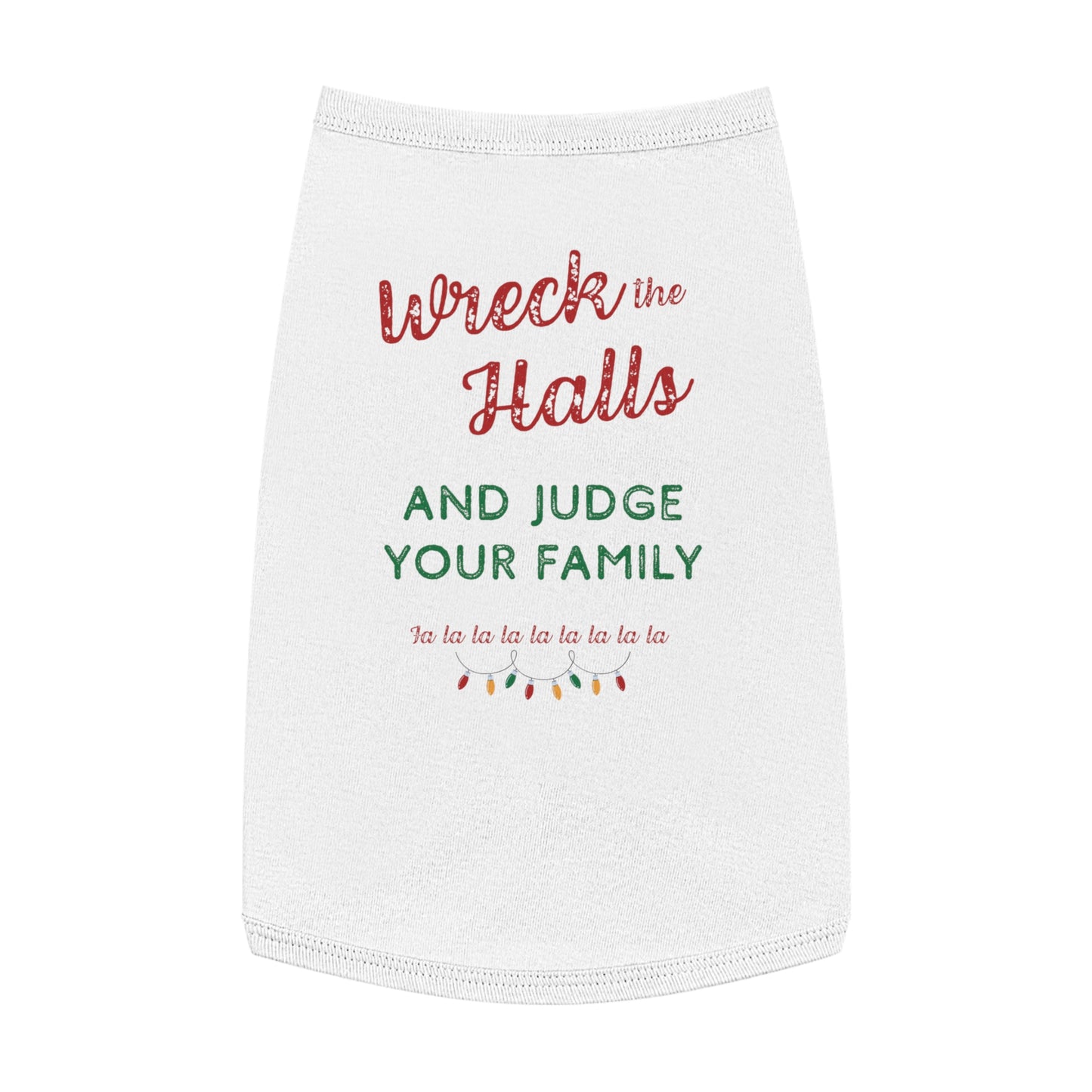 Wreck the Halls (and Judge Your Family) – Tee for the Festive Feline