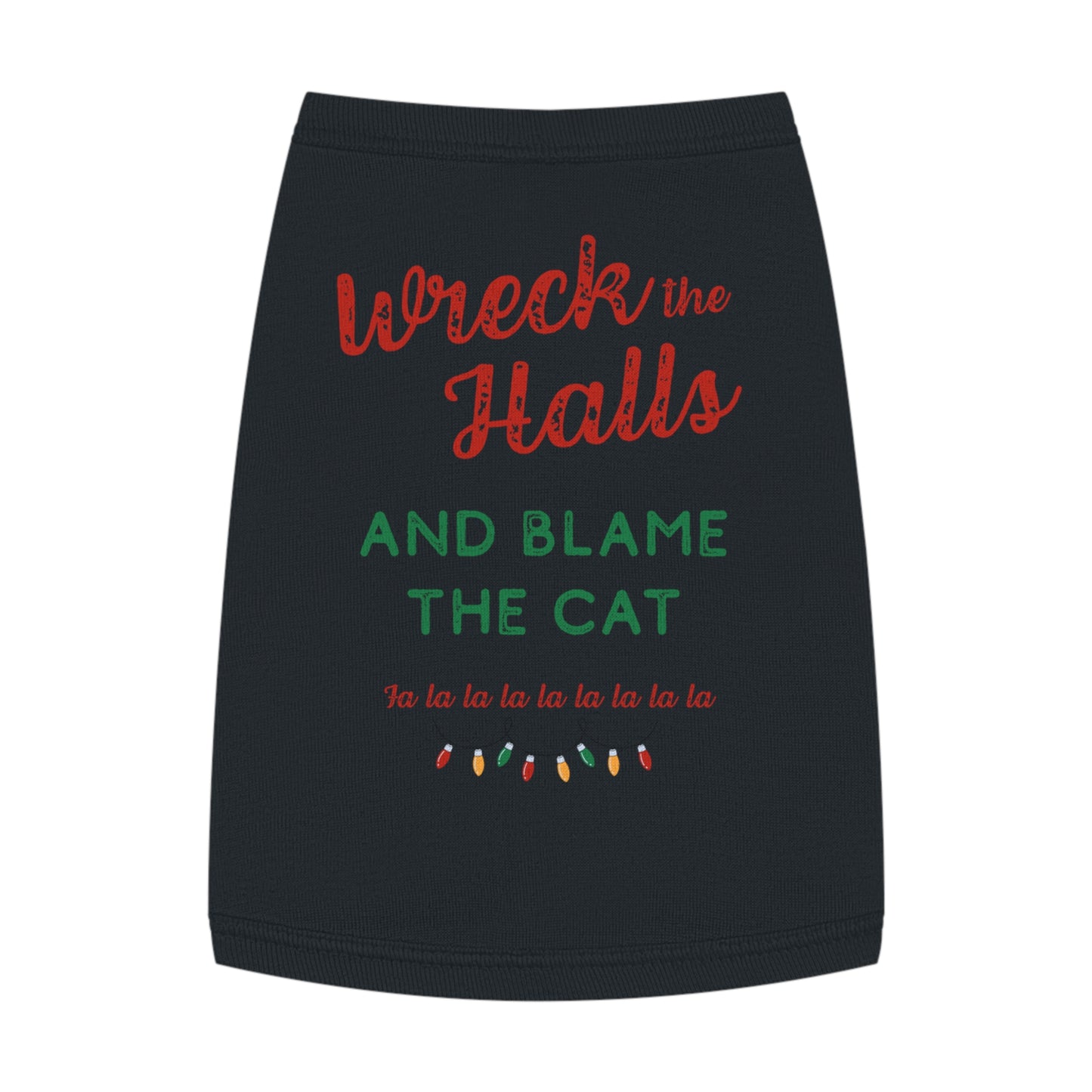 Wreck the Halls (and Blame the Cat) – Tee for the Guilty Pup