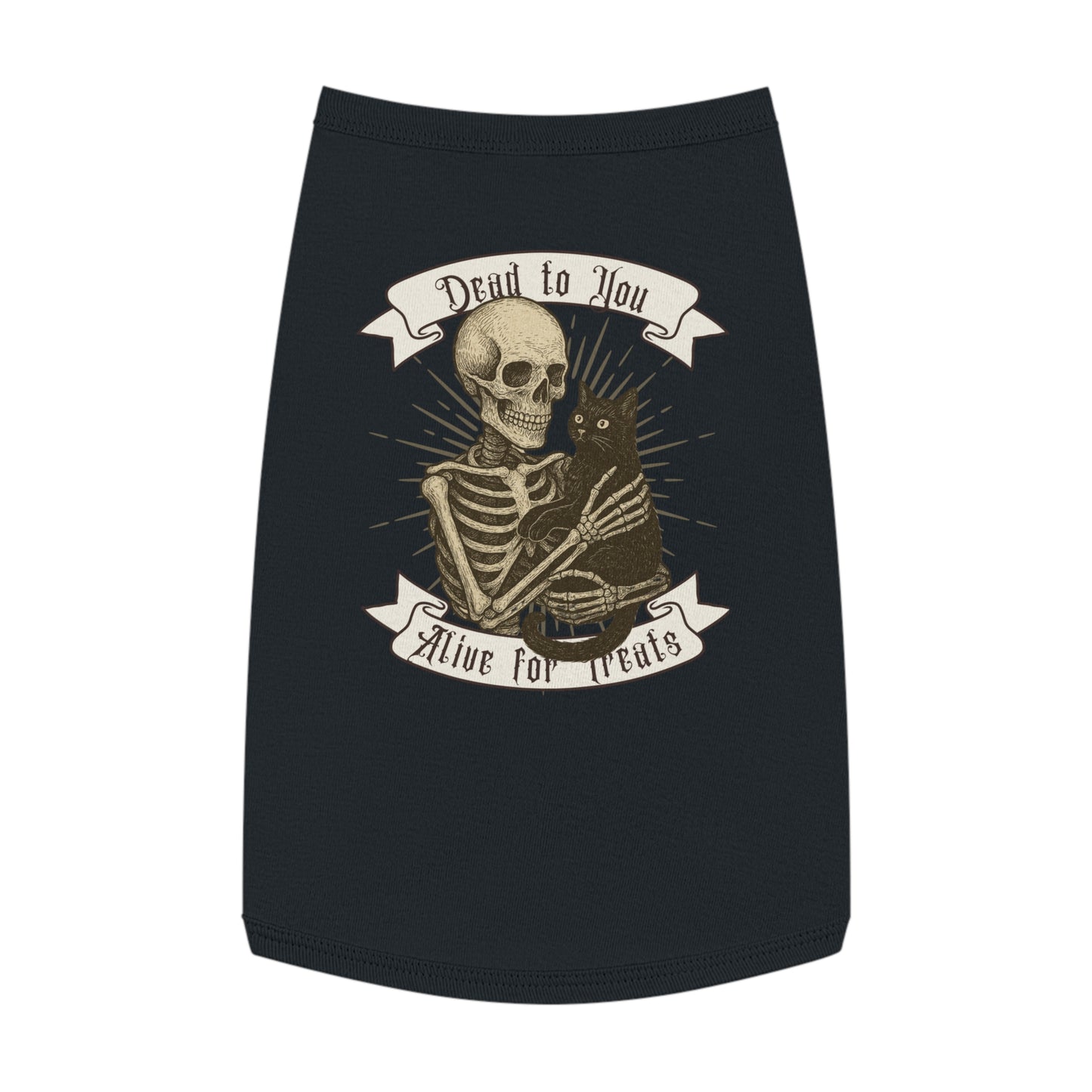 Dead Inside – Tee for the Treat-Obsessed Feline