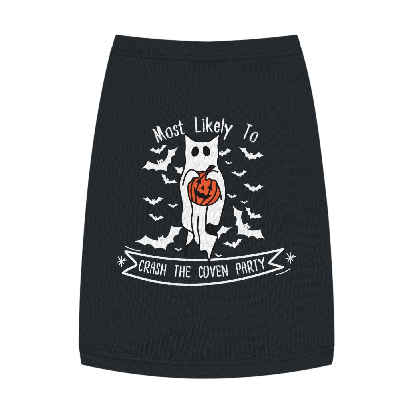 Crash the Coven Party – Tee for the Uninvited Cat (in Black)