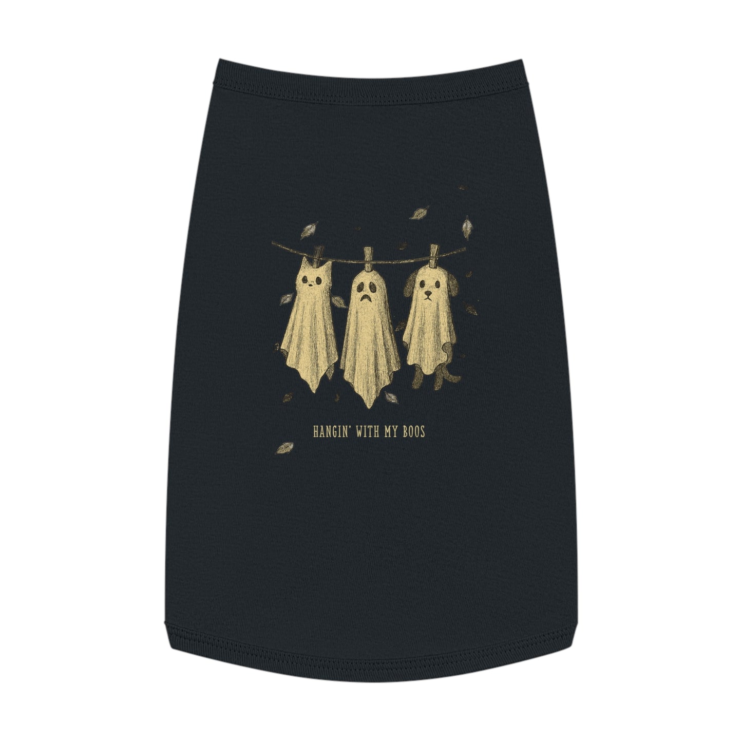 Hangin’ With My Boos – Tee for the Spooky-Cute Sidekick (in Black)