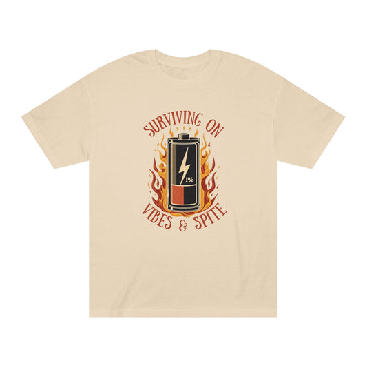 Surviving on Vibes & Spite – Vintage Burnout-Core Tee