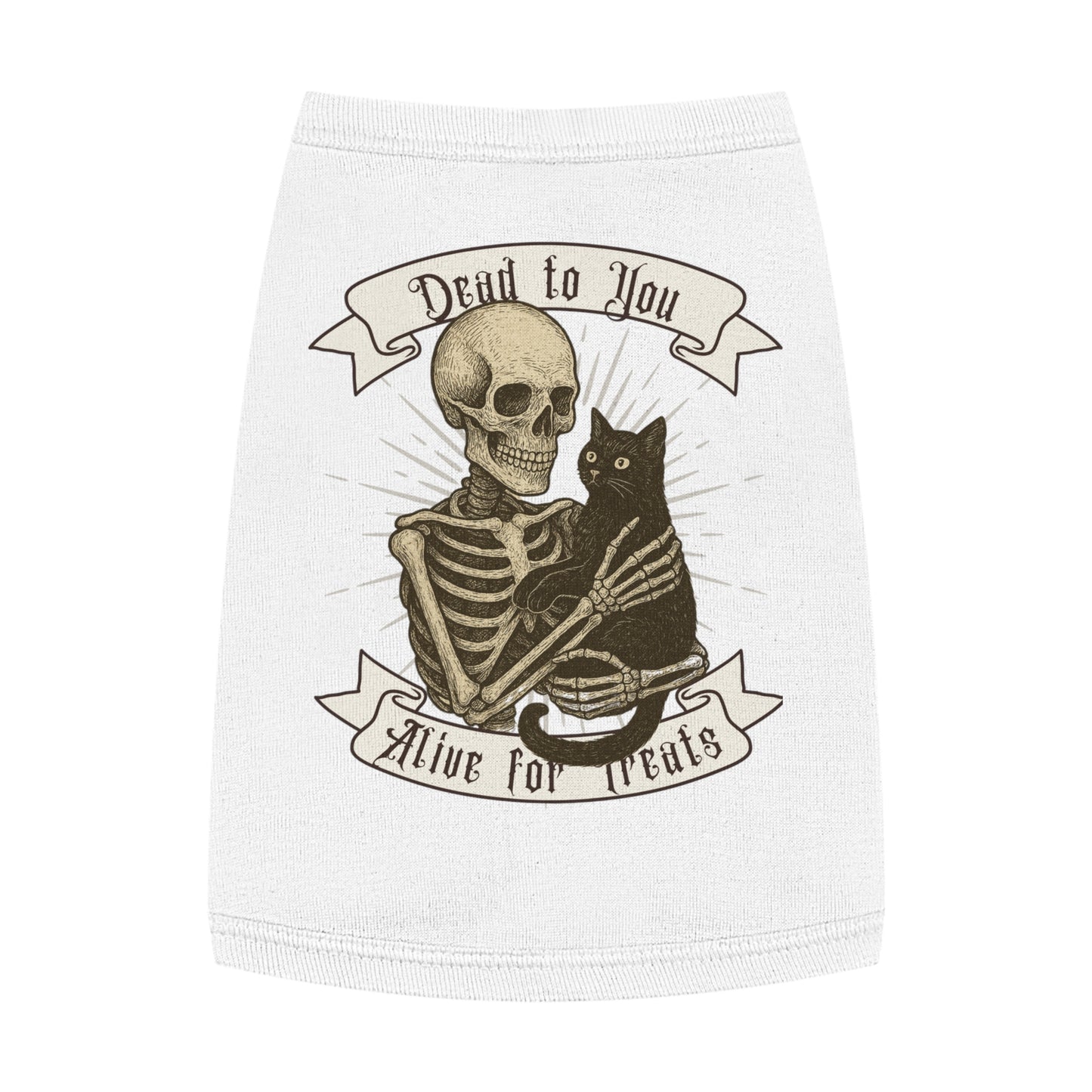 Dead Inside – Tee for the Treat-Obsessed Feline