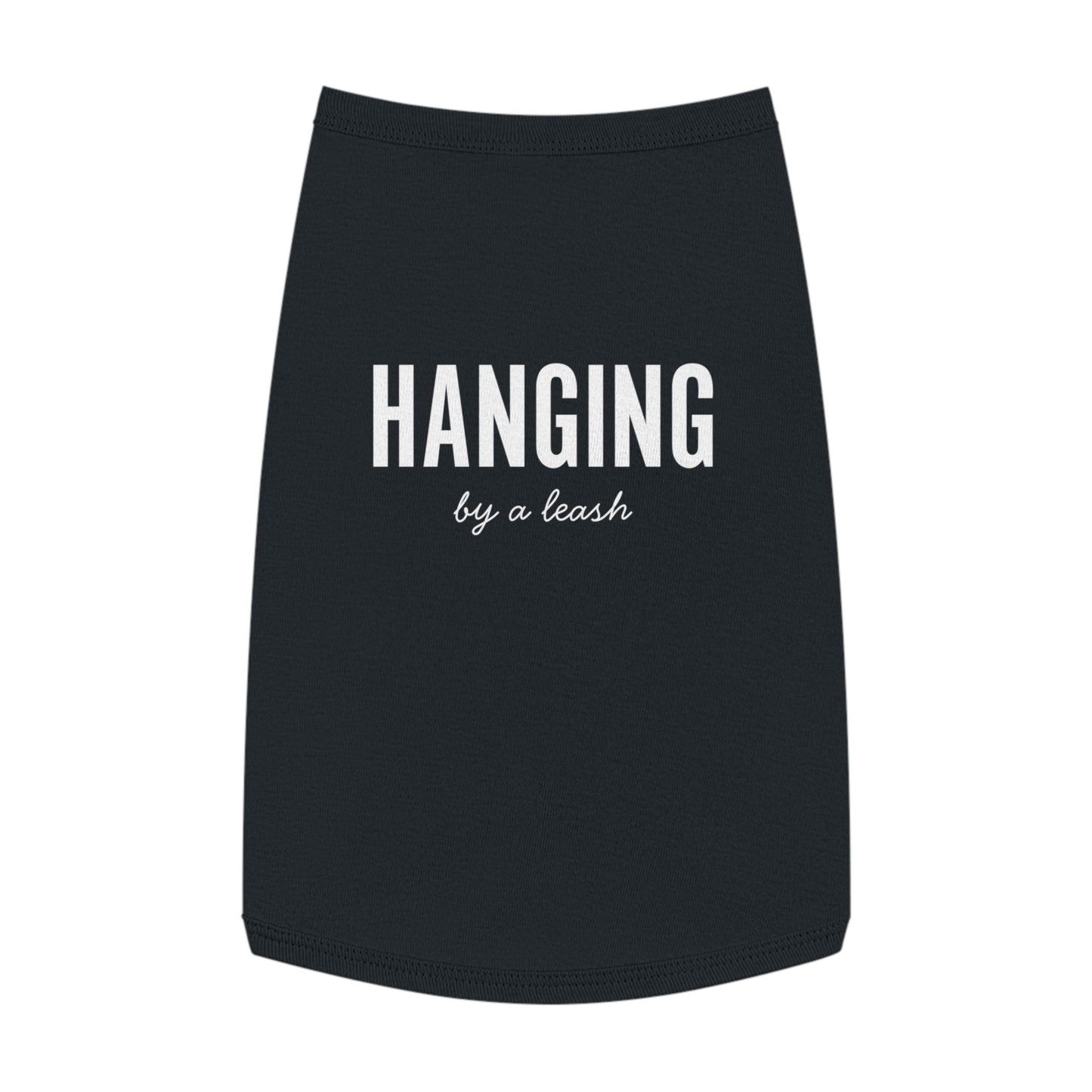 Hanging, By a Leash – Matching Pet Tank for the Slightly Unhinged Sidekick (in Black)