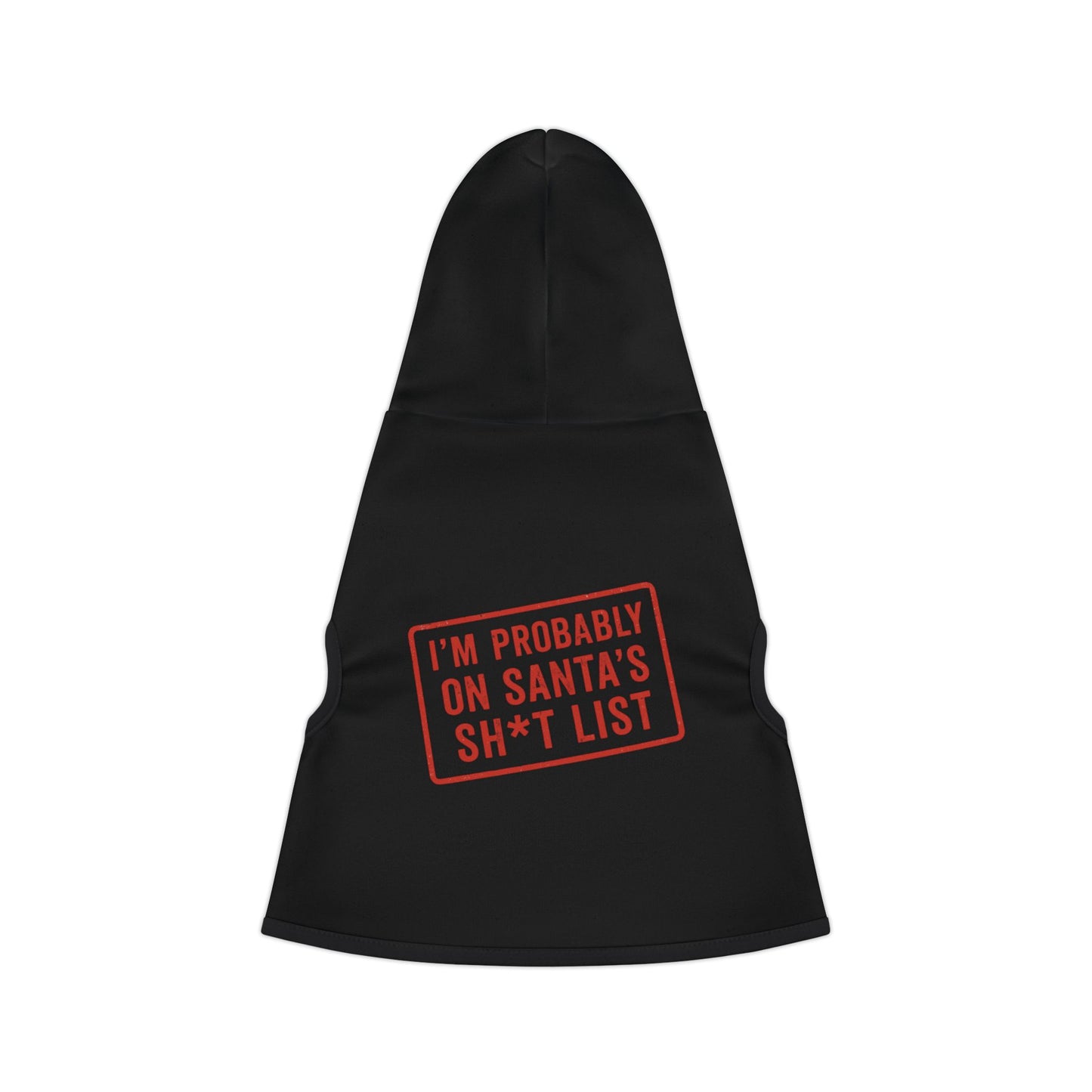 On Santa’s Sh*t List – Hoodie for the Furry Trouble-Maker