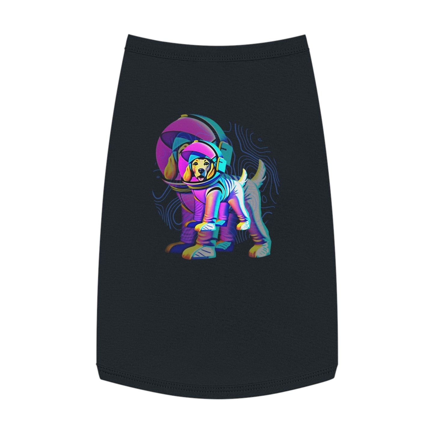 Space Paw-neer – Psychedelic Dogstronaut Tank