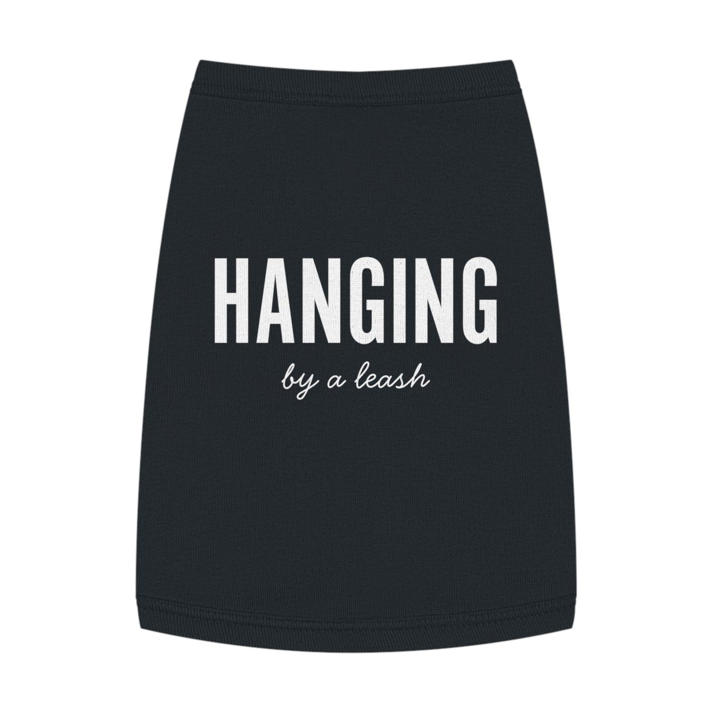 Hanging, By a Leash – Matching Pet Tank for the Slightly Unhinged Sidekick (in Black)