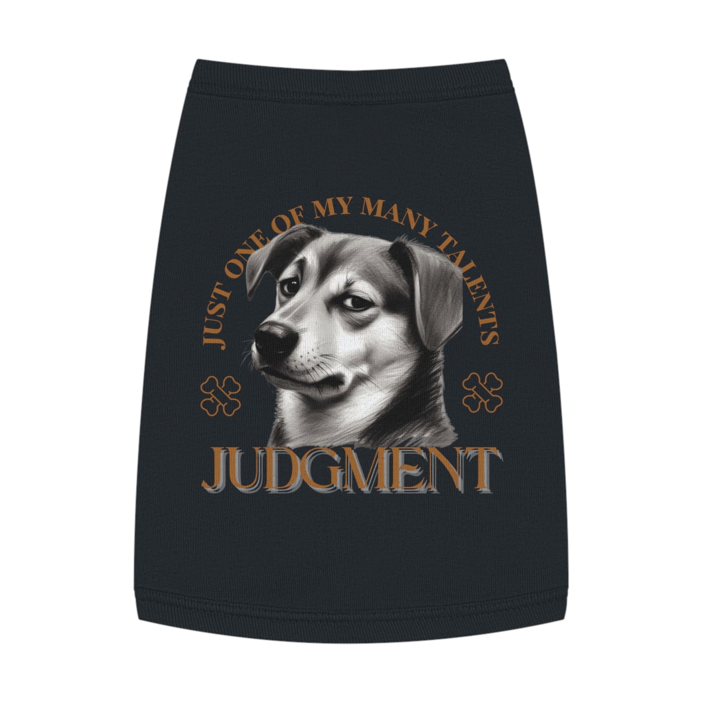 Judgment Talents – Matching Pet Tank for the Sassiest Pup