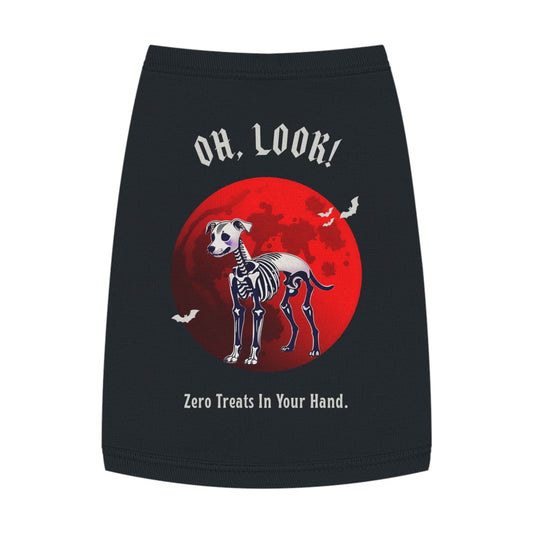 Oh, Look! Zero Treats – Tee for the Snack-Obsessed Pup