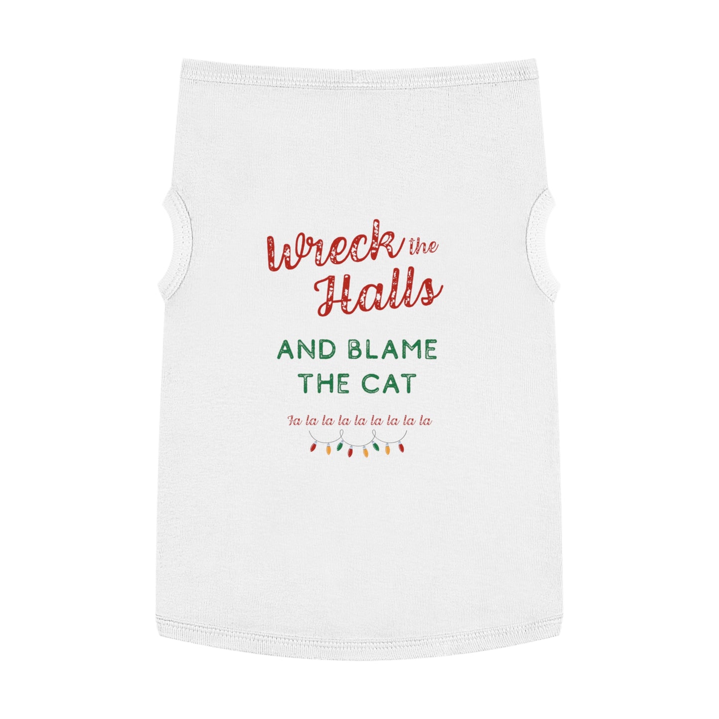 Wreck the Halls (and Blame the Cat) – Tee for the Guilty Pup