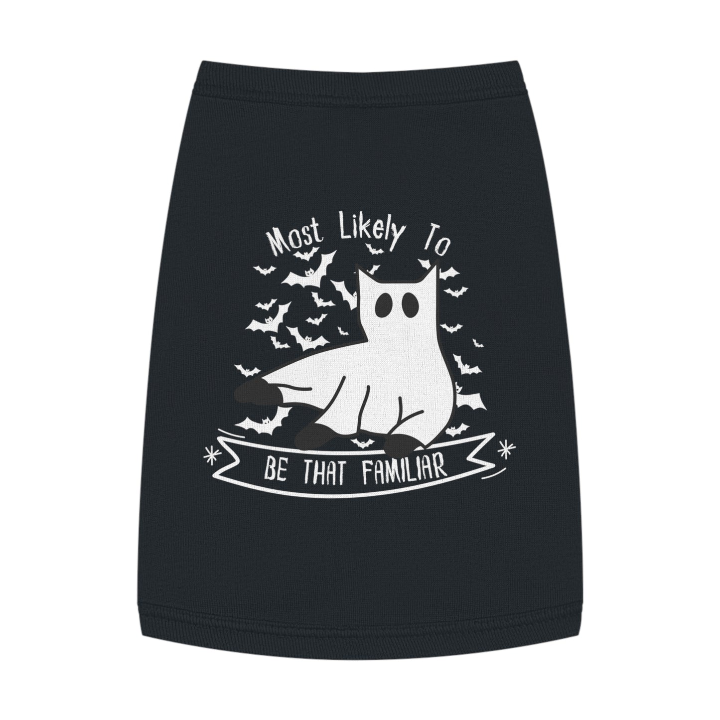 That Familiar – Tee for the Cat Behind the Magic (in Black)
