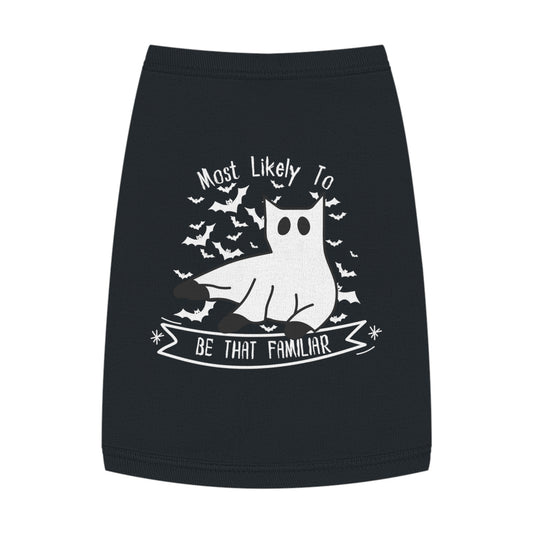 That Familiar – Tee for the Cat Behind the Magic (in Black)