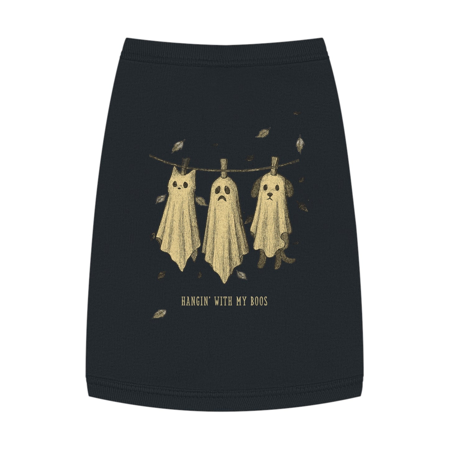 Hangin’ With My Boos – Tee for the Spooky-Cute Sidekick (in Black)