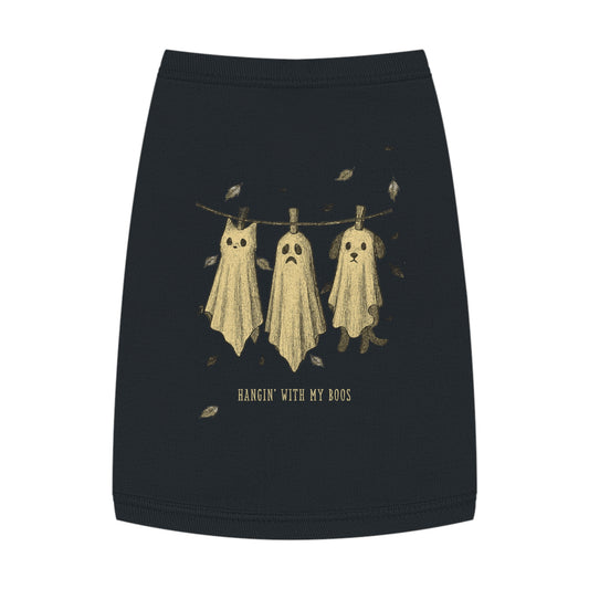 Hangin’ With My Boos – Tee for the Spooky-Cute Sidekick (in Black)