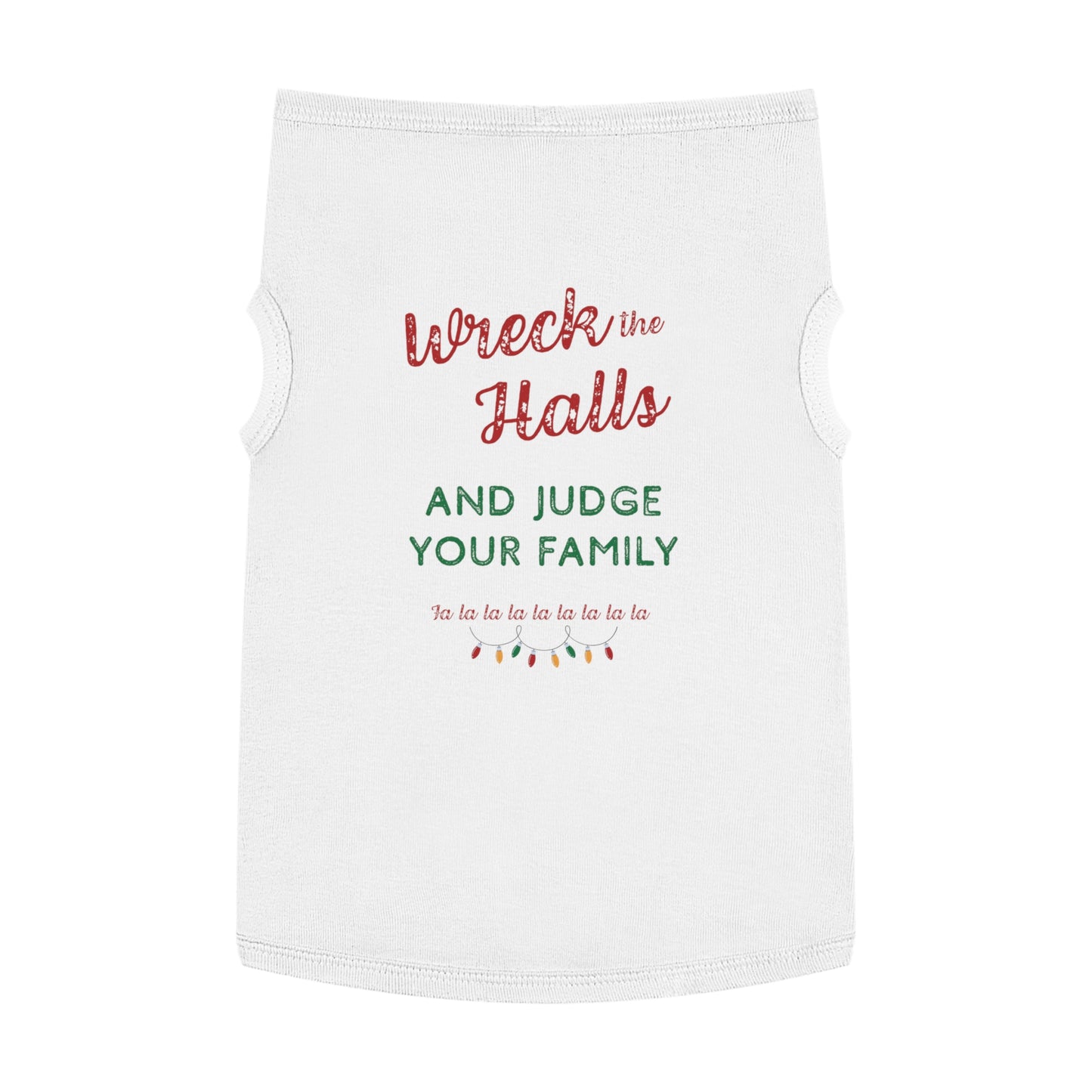 Wreck the Halls (and Judge Your Family) – Tee for the Festive Feline