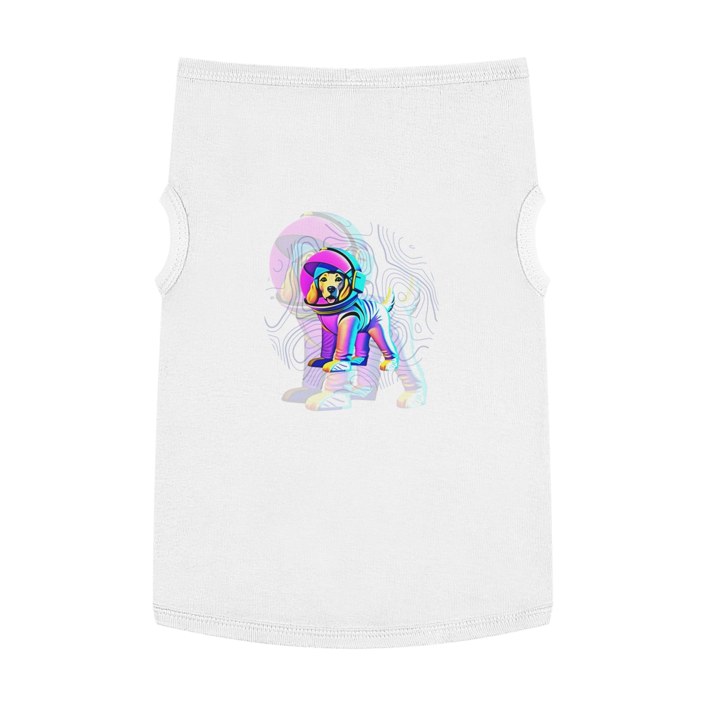 Space Paw-neer – Psychedelic Dogstronaut Tank