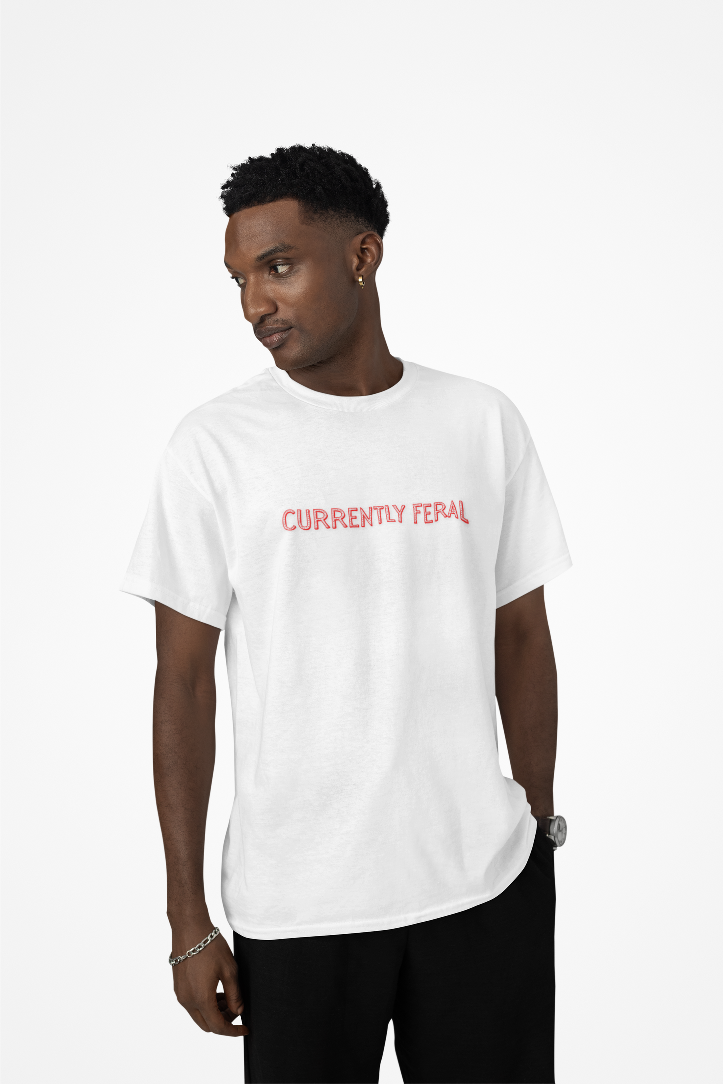 Currently Feral – Tee for the Socially Unstable & Thriving