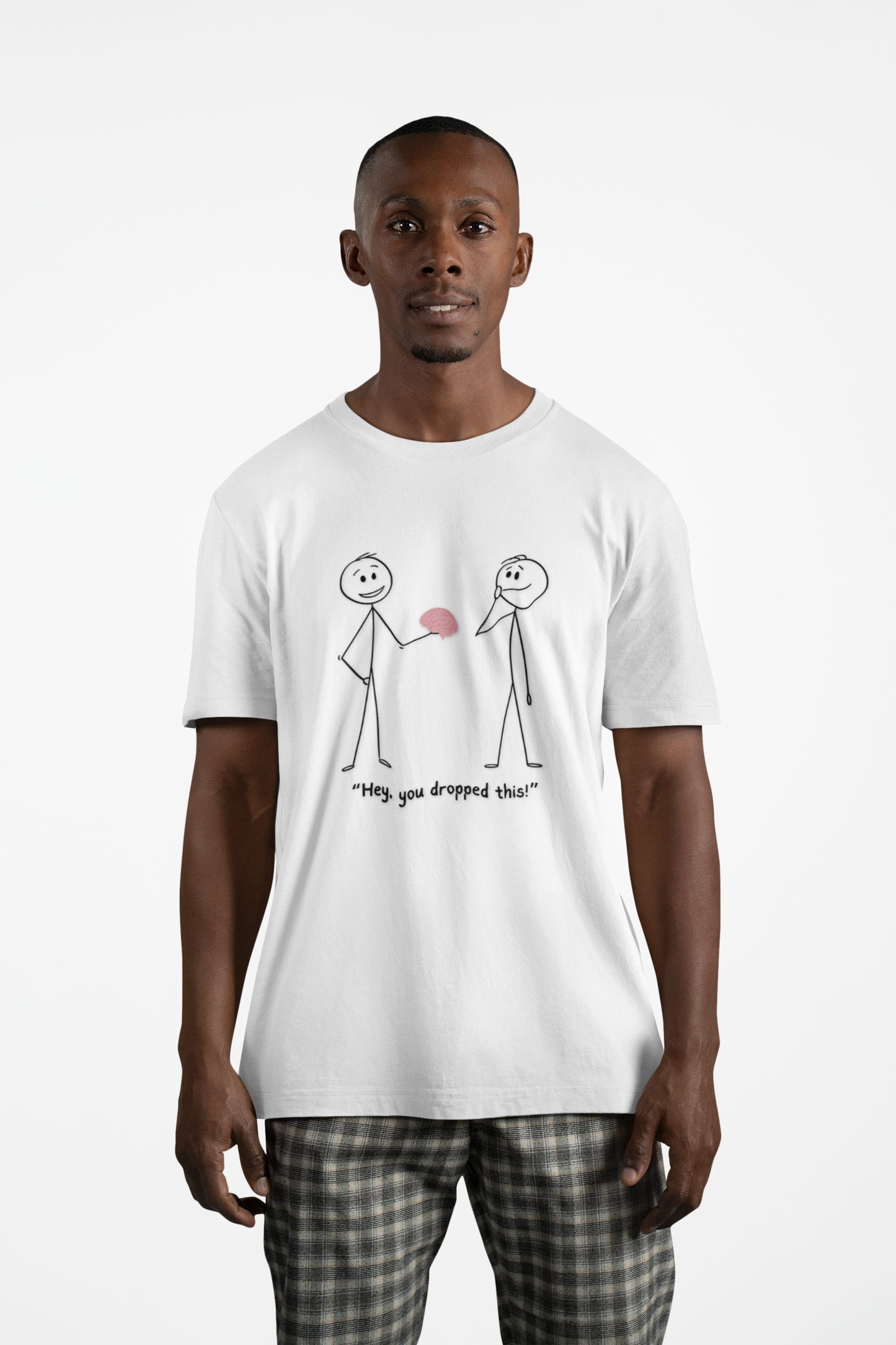 You Dropped This – Stick Figure Brain Tee