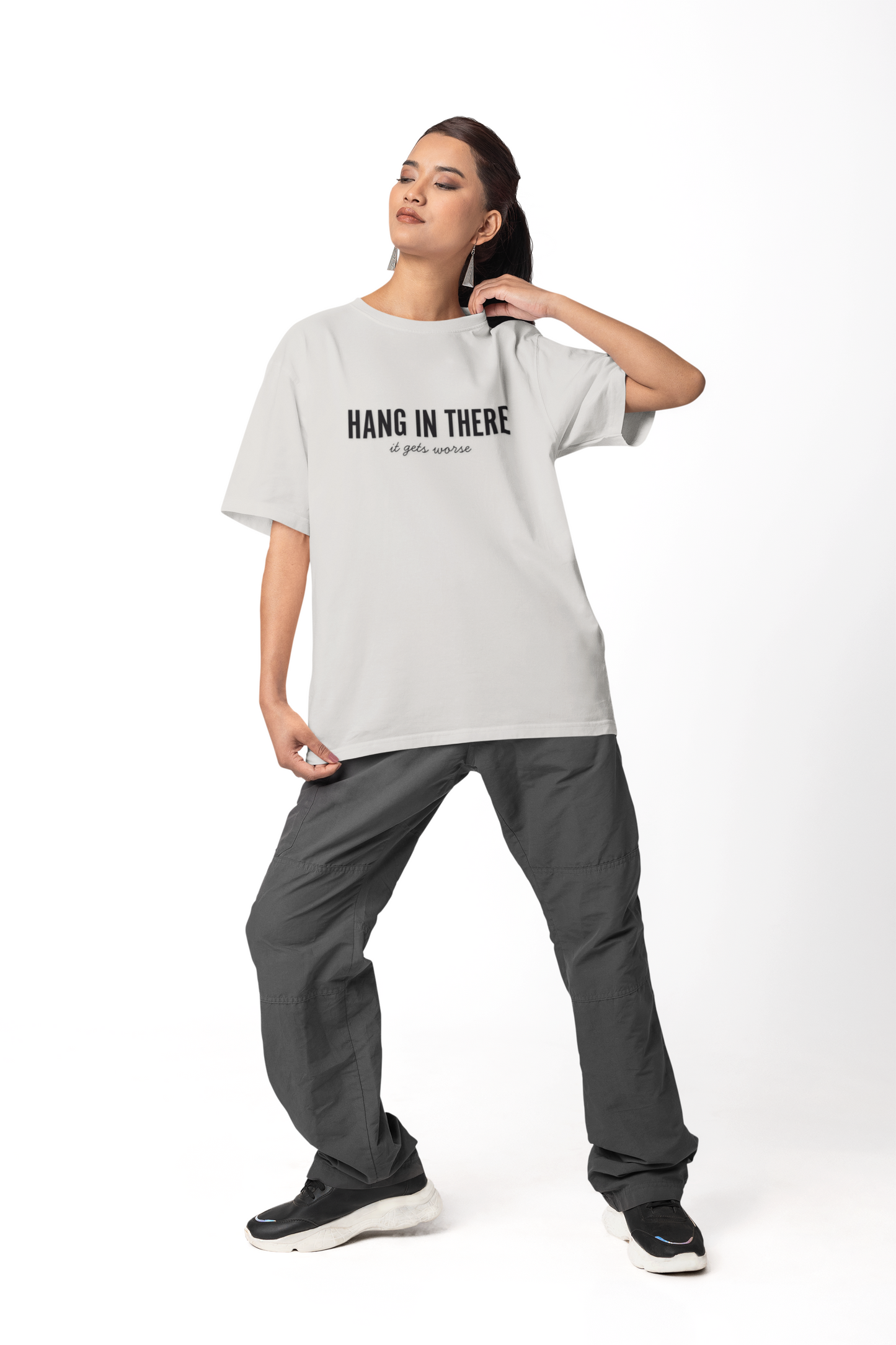 Hang In There, It Gets Worse – Matching Tee for the Realists