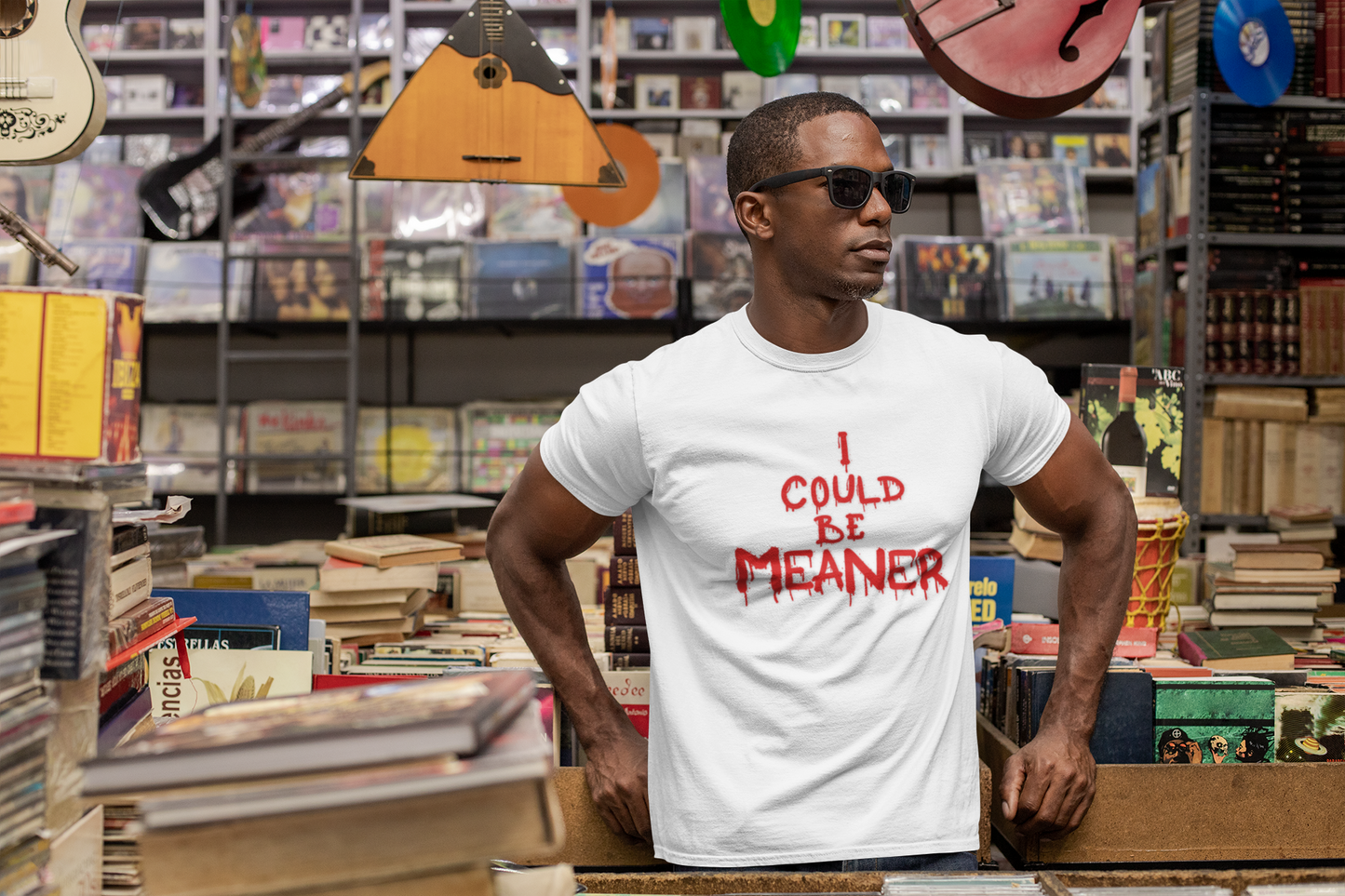I Could Be Meaner – Matching Tee for the Barely Holding Back