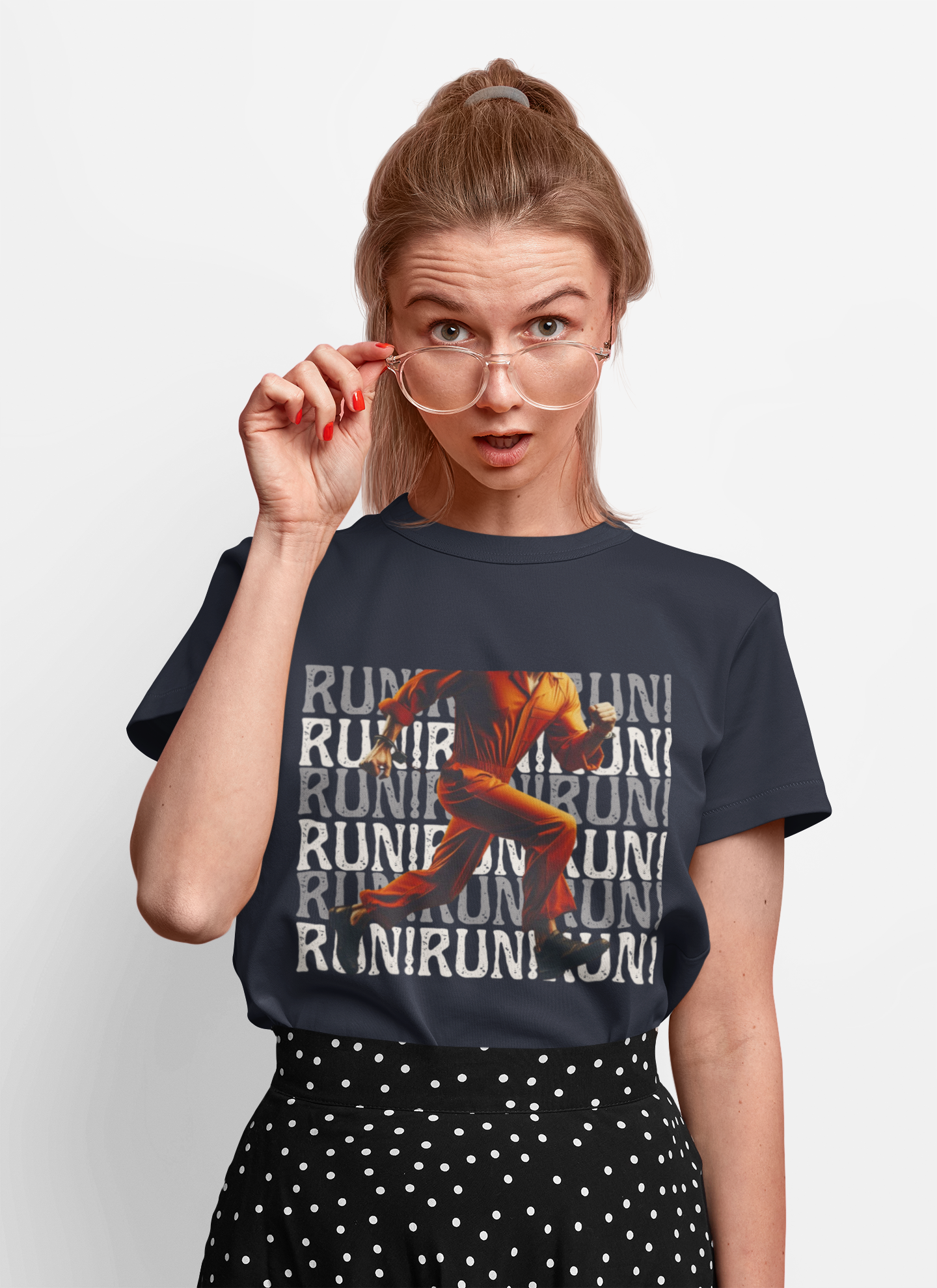 RUN! – Felon on the Loose Tee (Human Edition)