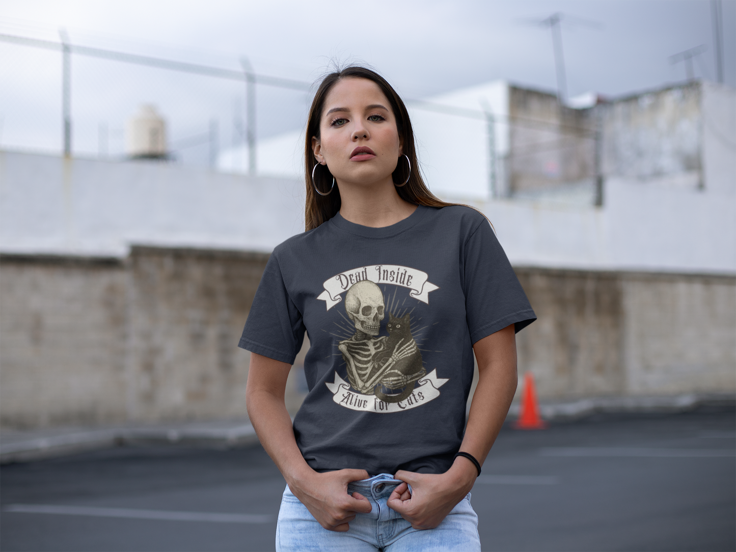 Dead Inside – Tee for the Cat-Obsessed and Unapologetic