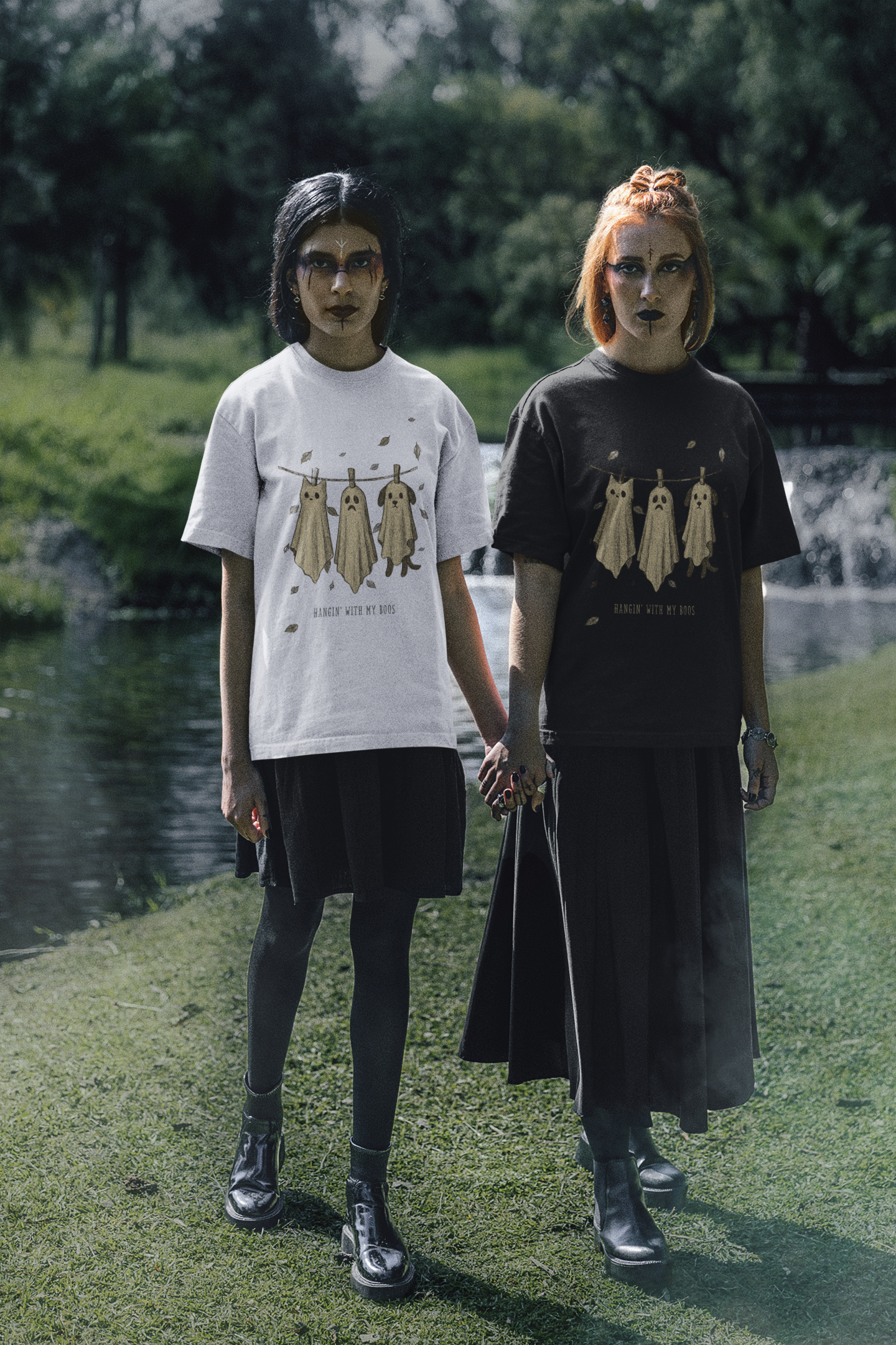 Hangin’ With My Boos – Tee for the Ghostly Socialite