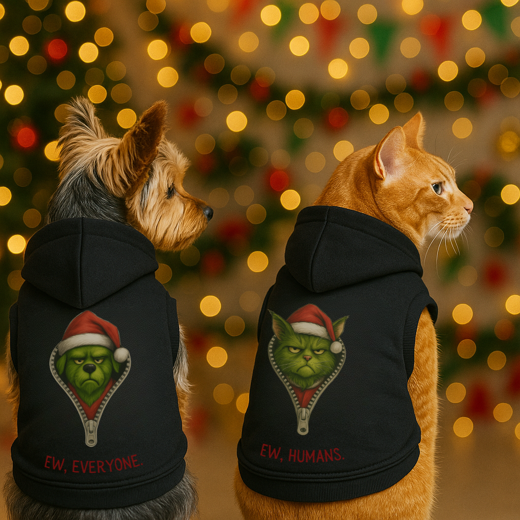 Ew, Humans – Hoodie for the Feline That’s Over It