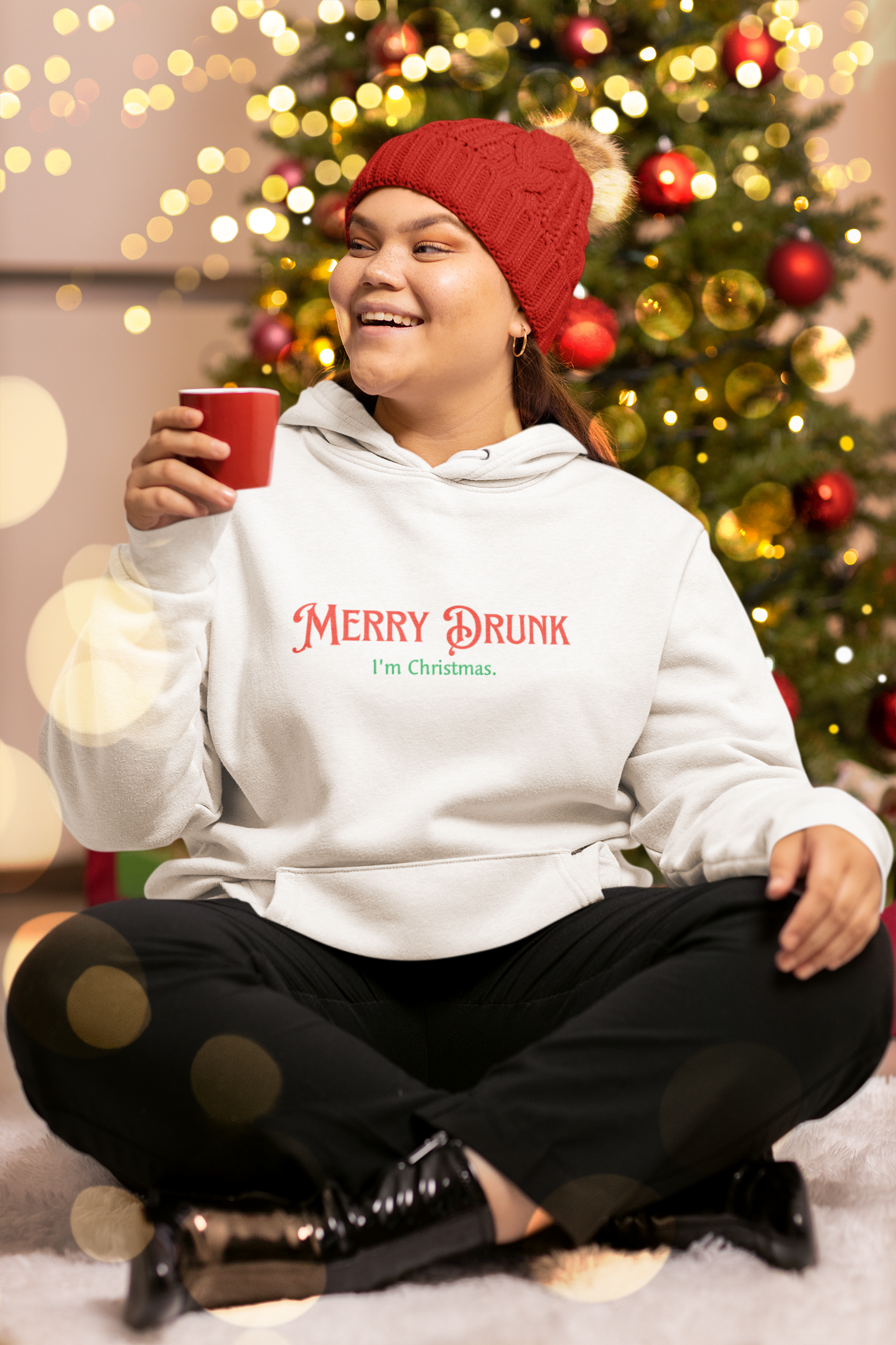 Merry Drunk – Hoodie for the Holiday Spirit(ual)