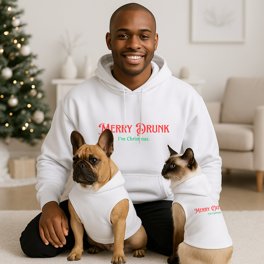 Merry Catnipped – Hoodie for the Festively Feral